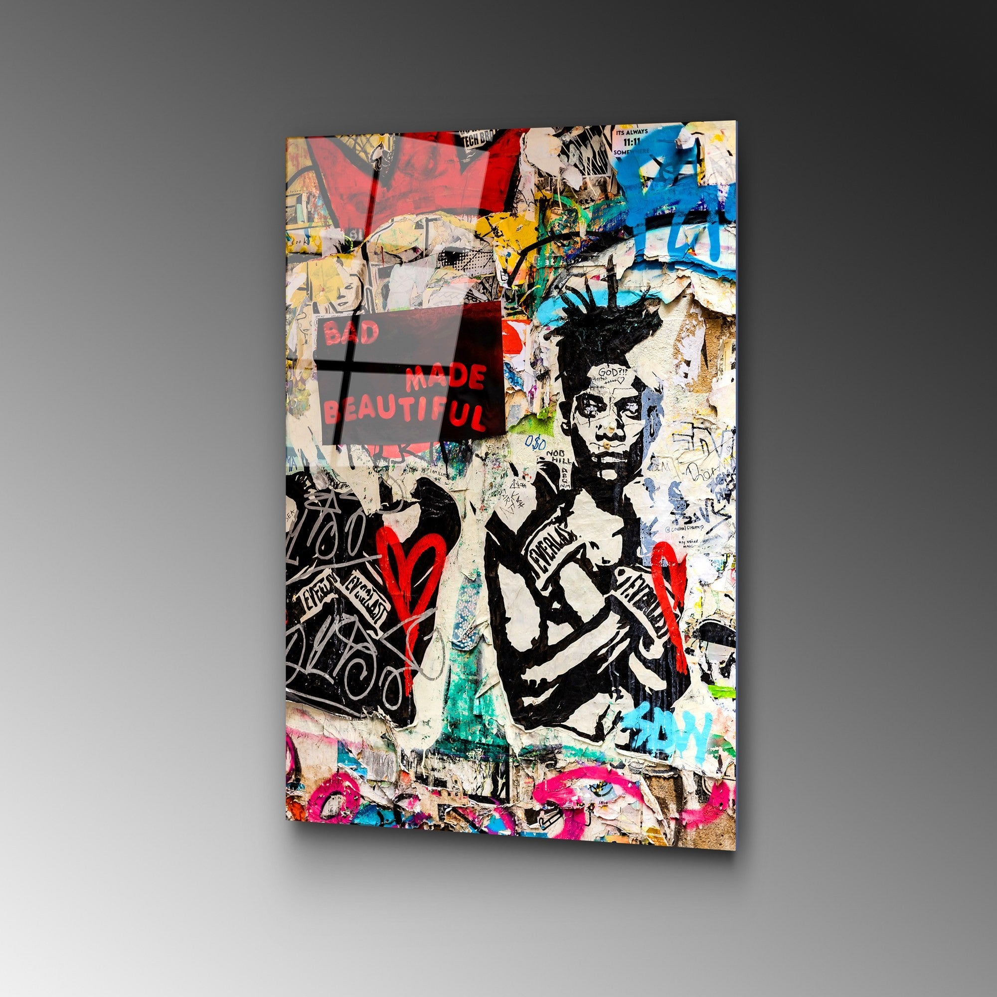 Quadro Decorativo em Vidro Temperado 4 mm, Multicolor, 45 x 65 cm – UV-495 (Ref. 123BZM1344)