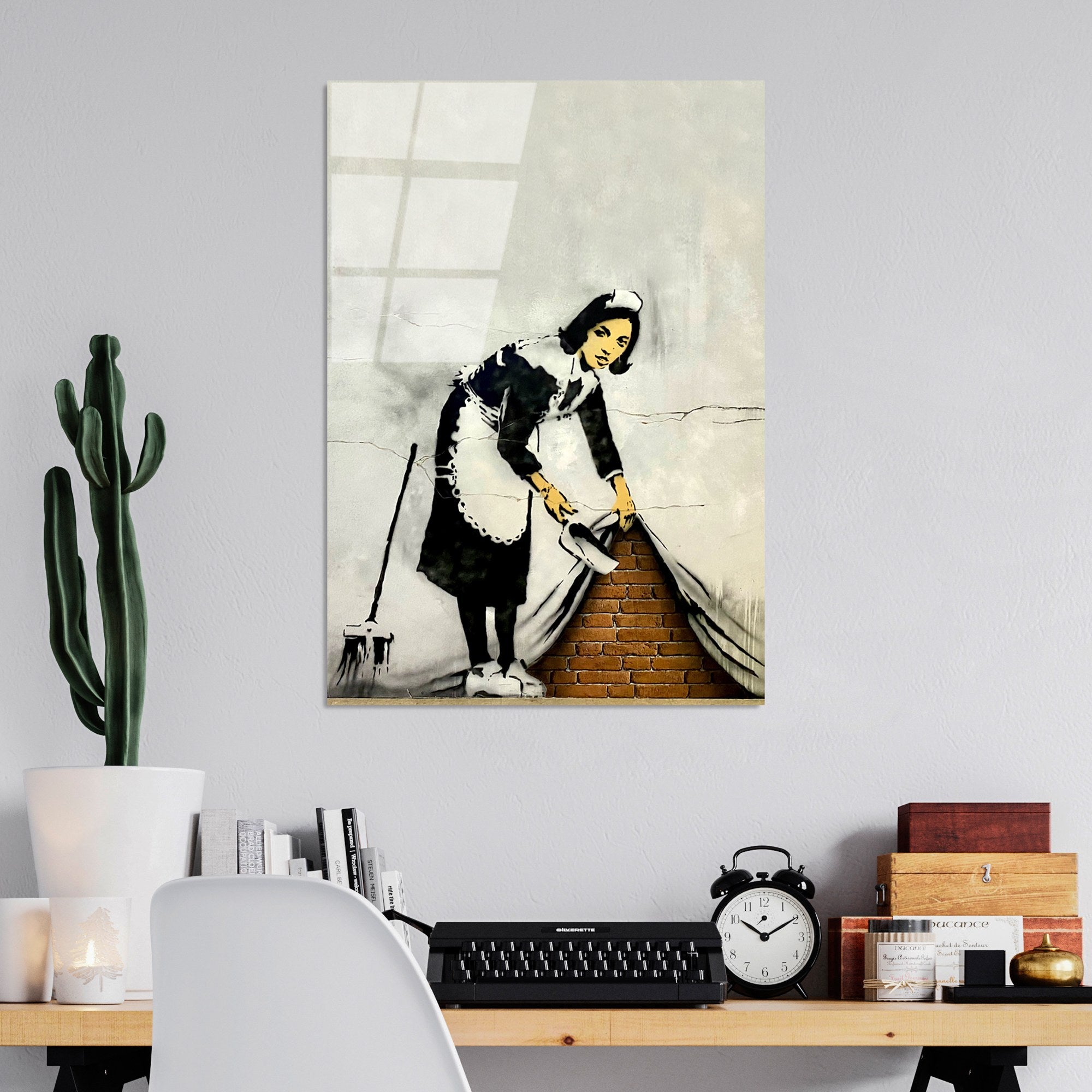 Quadro Decorativo em Vidro Temperado 100% UV-497, Multicolor, 45 x 65 cm (4 mm)