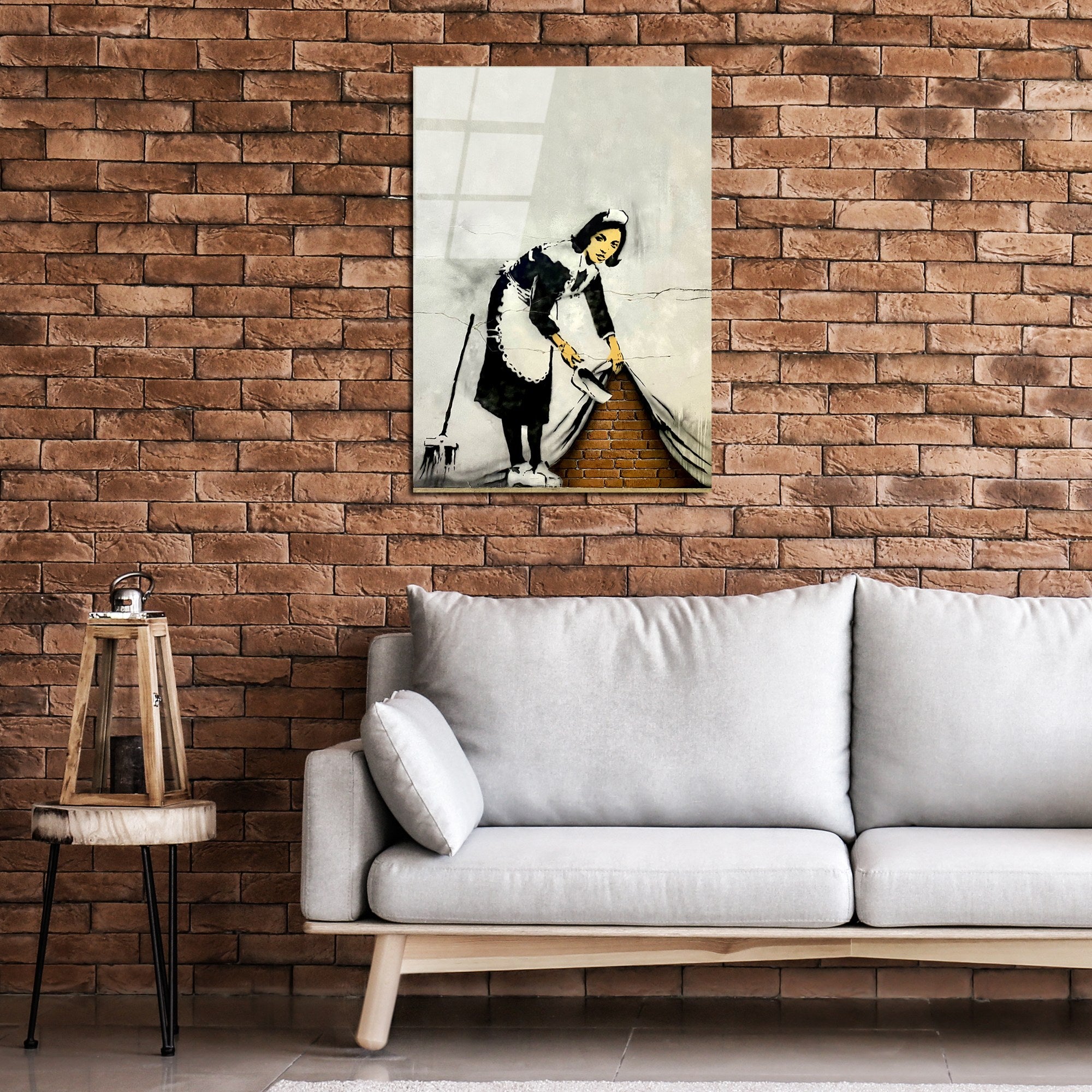 Quadro Decorativo em Vidro Temperado 100% UV-497, Multicolor, 45 x 65 cm (4 mm)