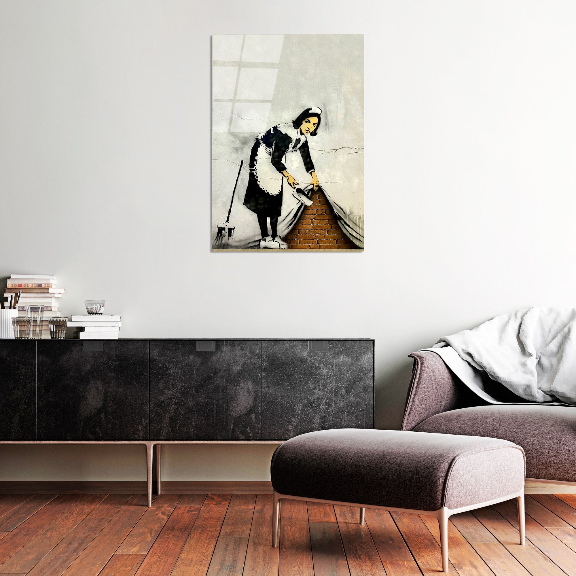 Quadro Decorativo em Vidro Temperado 100% UV-497, Multicolor, 45 x 65 cm (4 mm)