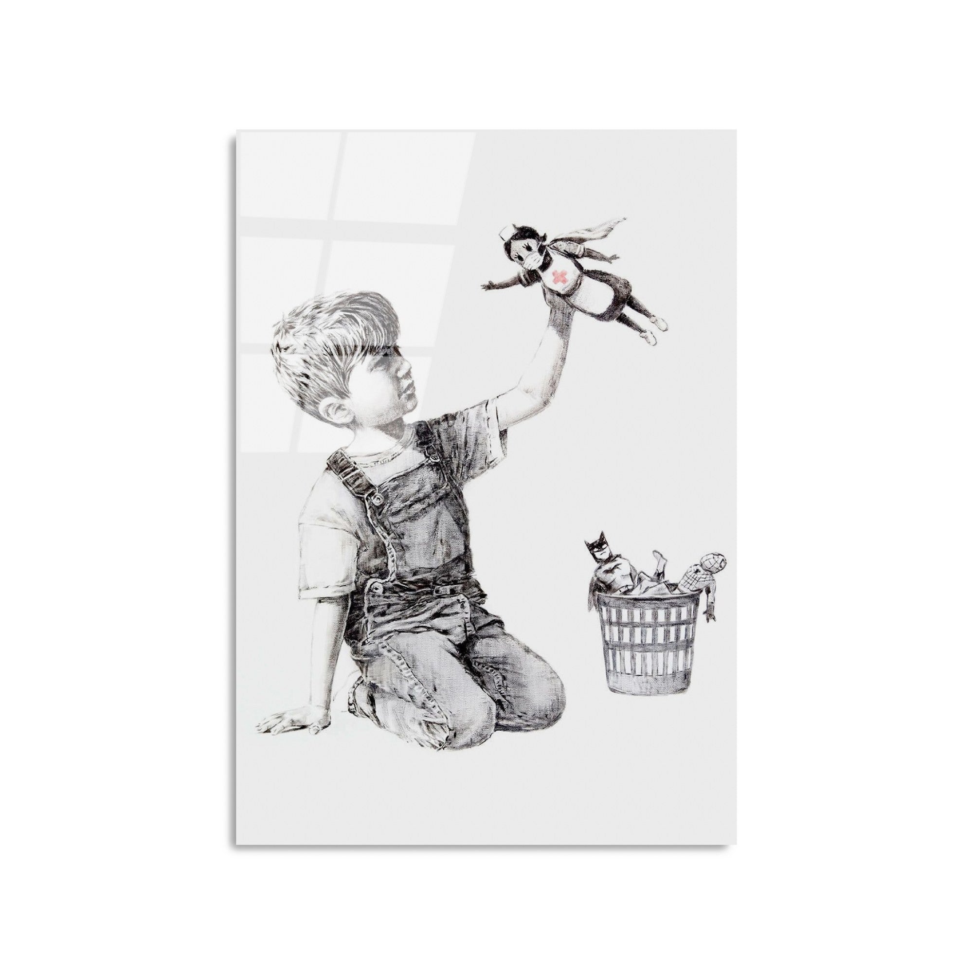 Quadro Decorativo em Vidro Temperado UV-499, Multicolor, 45 x 65 cm, 4 mm