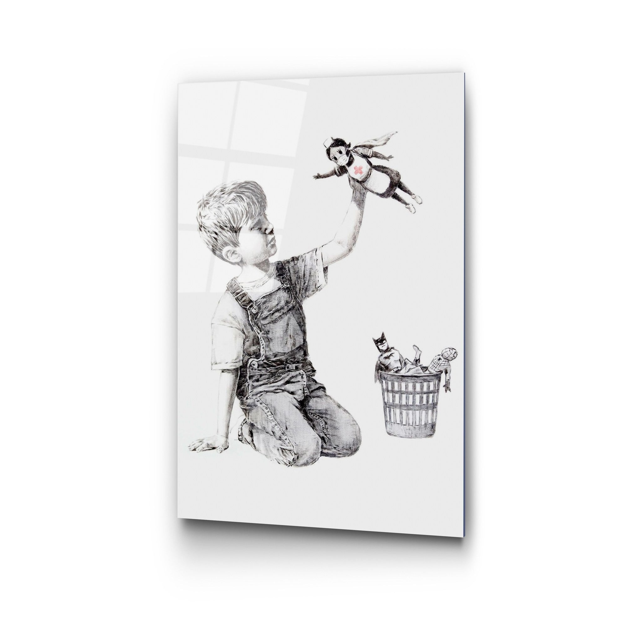 Quadro Decorativo em Vidro Temperado UV-499, Multicolor, 45 x 65 cm, 4 mm