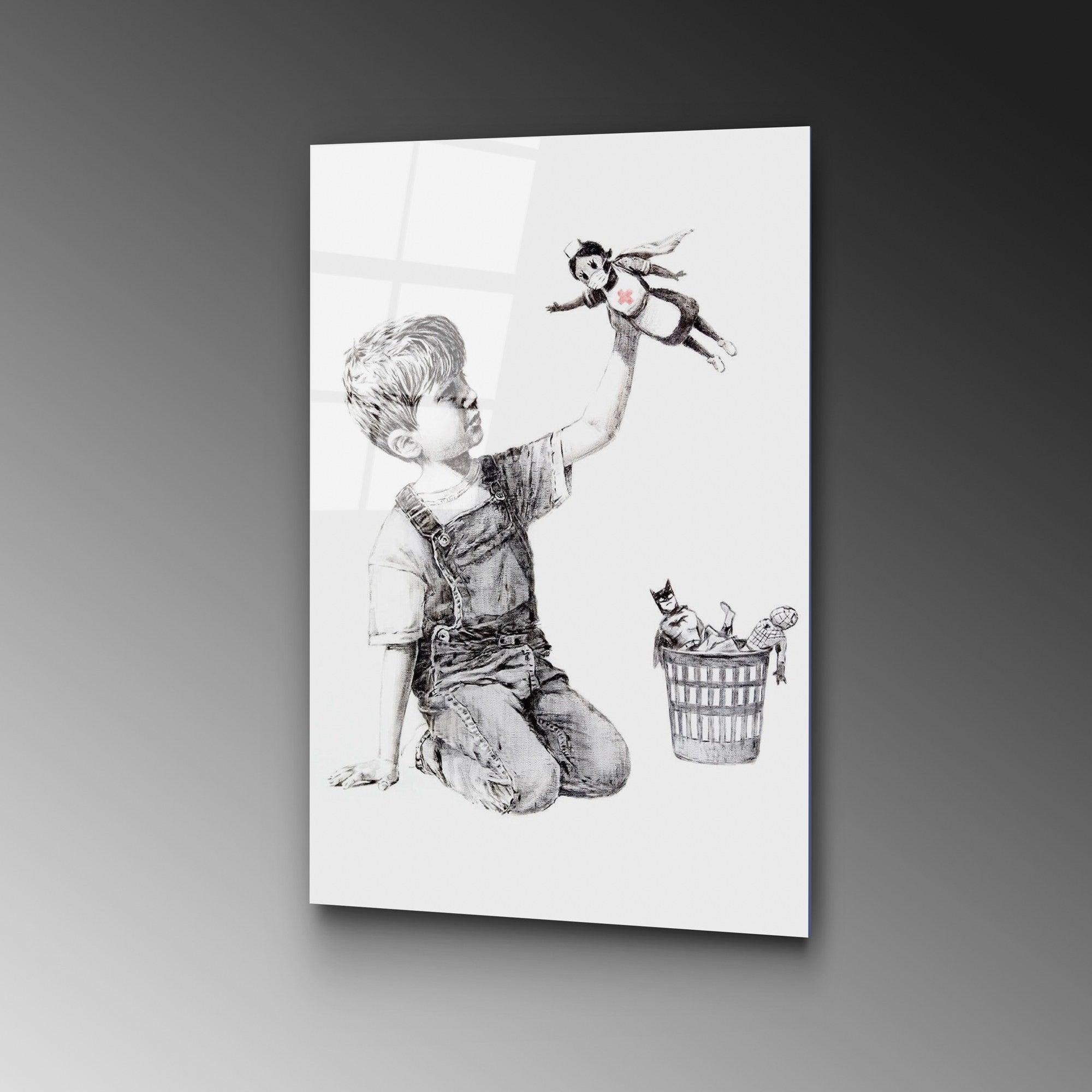 Quadro Decorativo em Vidro Temperado UV-499, Multicolor, 45 x 65 cm, 4 mm