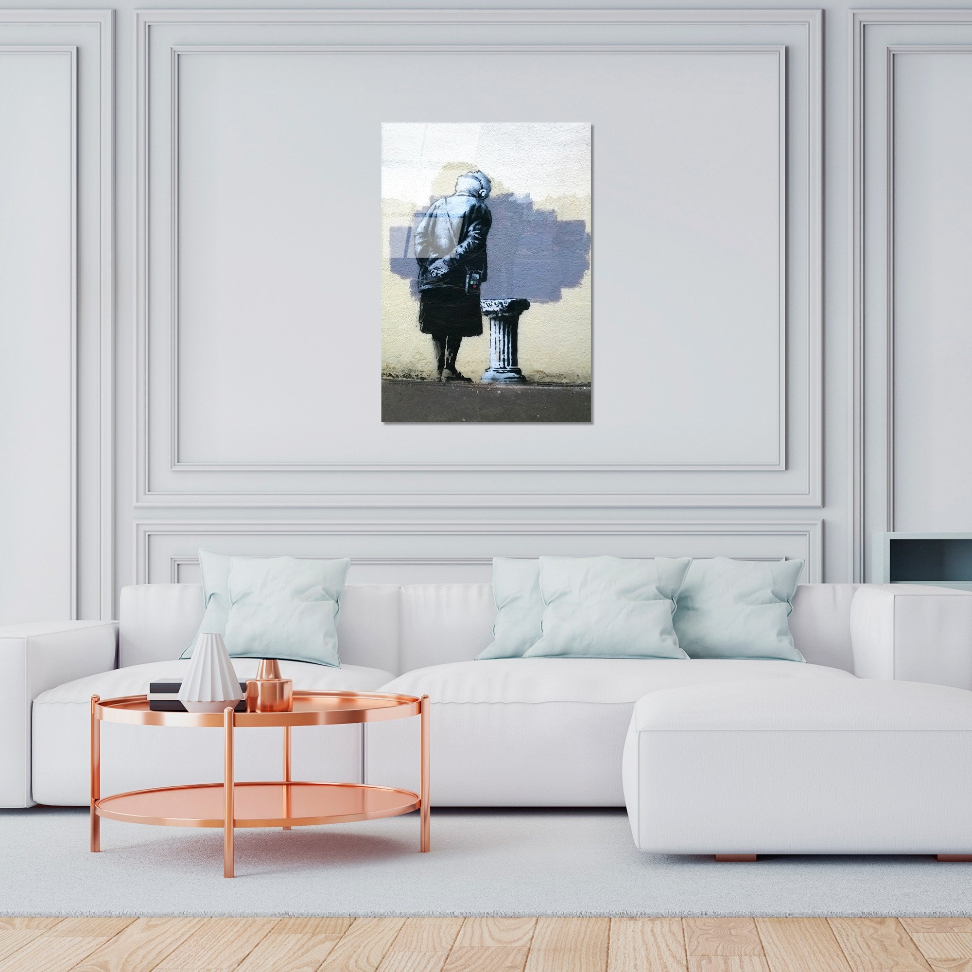 Quadro Decorativo em Vidro Temperado UV-500, Multicolor, 45 x 65 cm, 4 mm