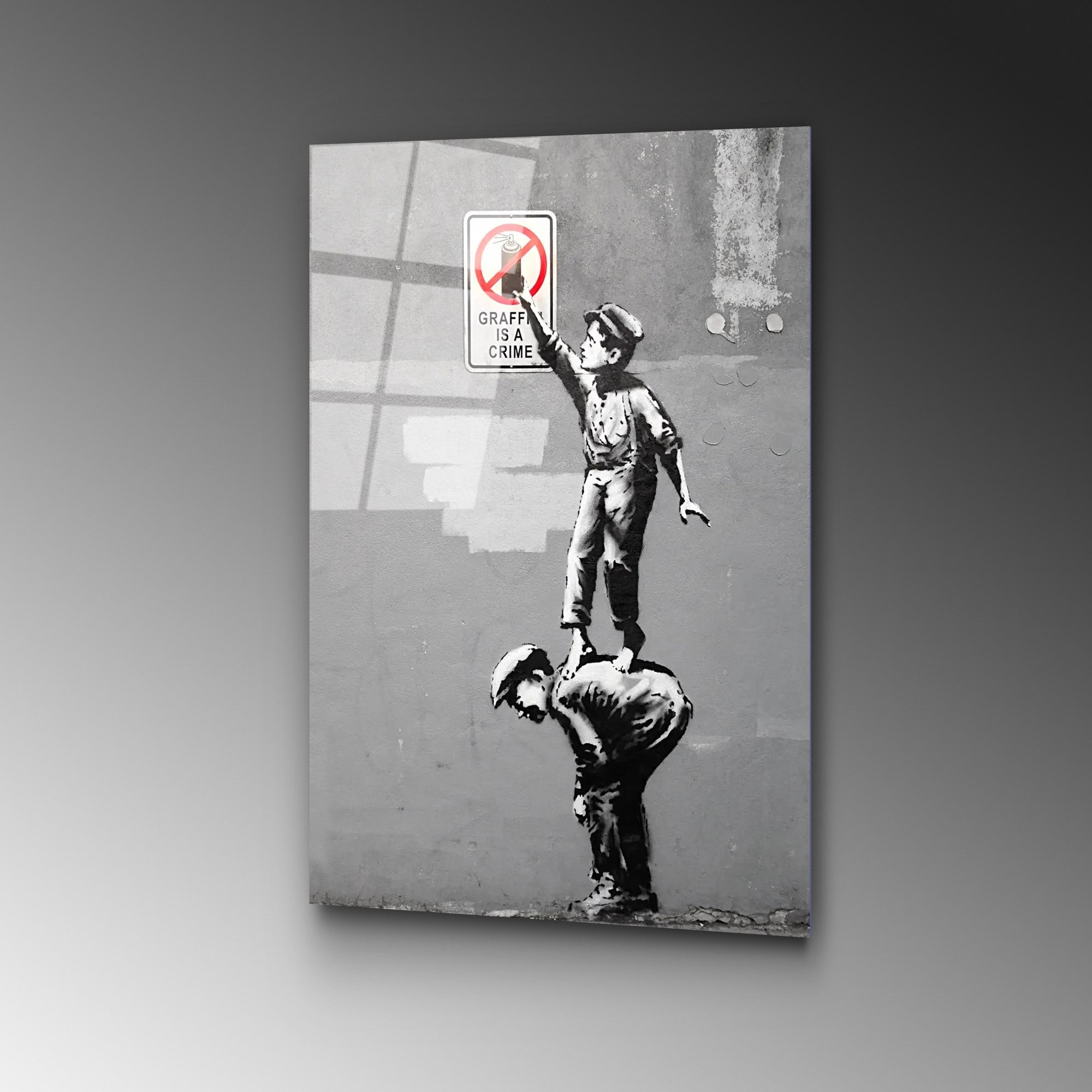 Quadro Decorativo em Vidro Temperado UV-501, Multicolor, 45 x 65 cm (4 mm)