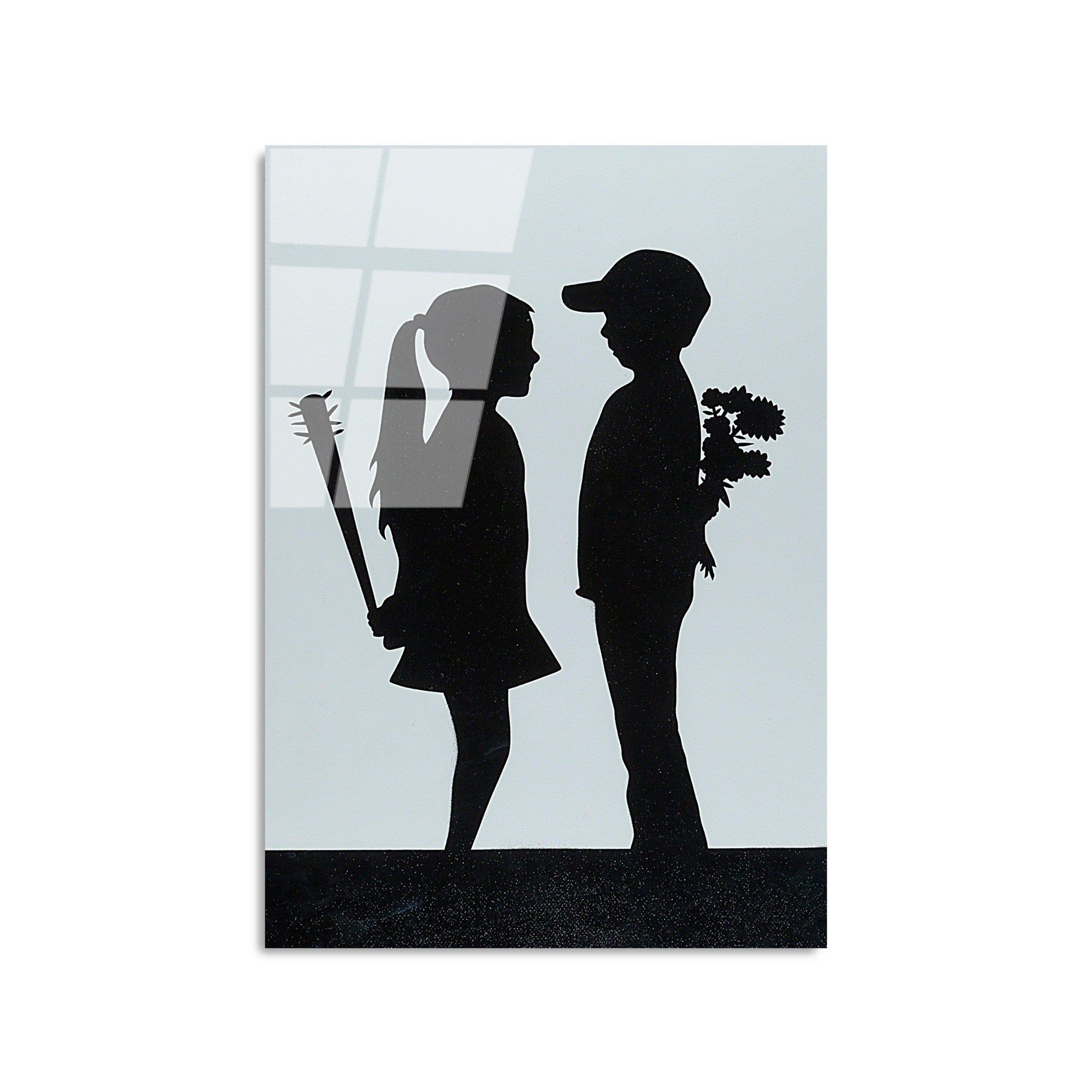 Quadro em Vidro Temperado UV-502 45x65 cm – Multicolor, 4 mm