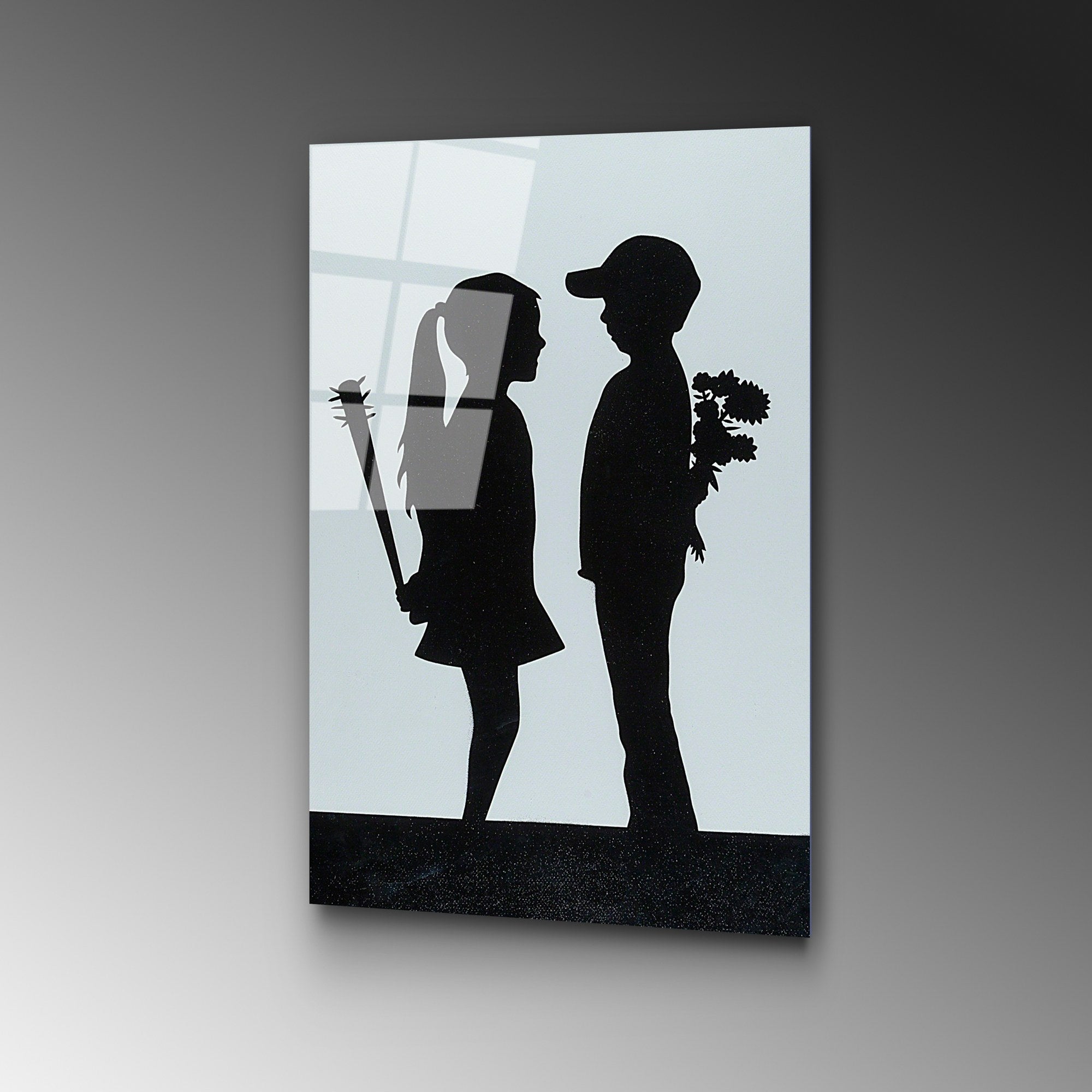 Quadro em Vidro Temperado UV-502 45x65 cm – Multicolor, 4 mm