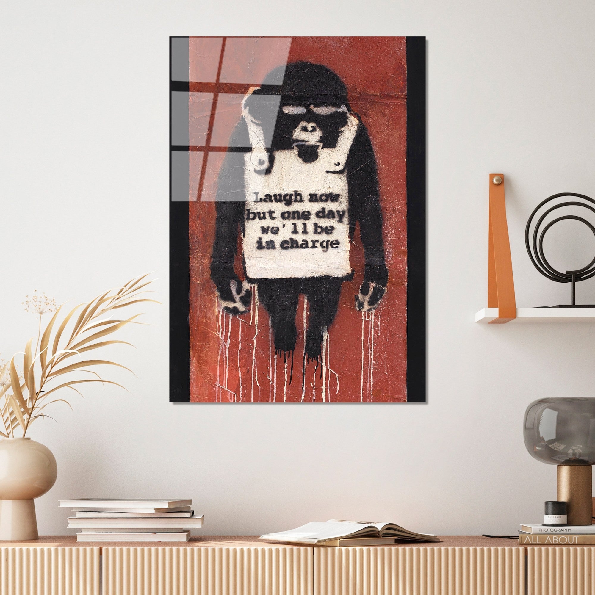 Quadro Decorativo em Vidro Temperado UV-504 (4 mm), Multicolor, 45 x 65 cm