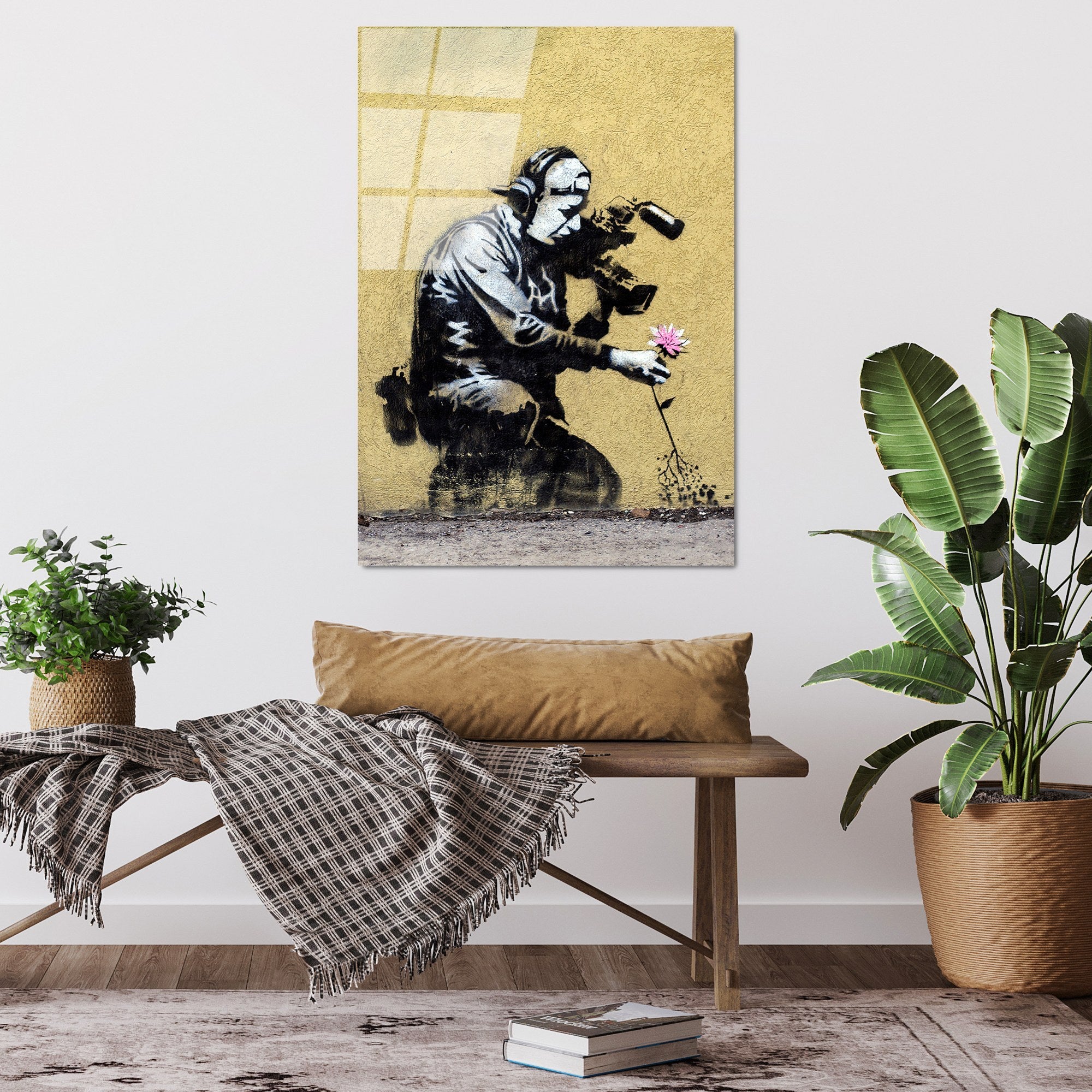 Quadro Decorativo em Vidro Temperado UV-505, 45 x 65 cm, Multicolor, 4 mm