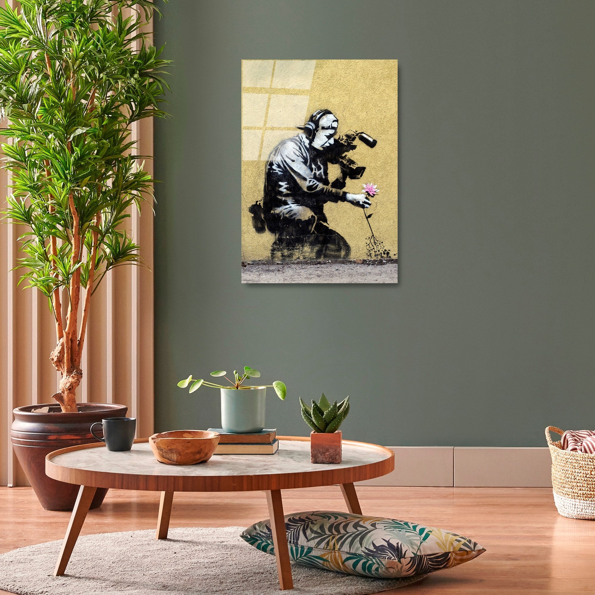 Quadro Decorativo em Vidro Temperado UV-505, 45 x 65 cm, Multicolor, 4 mm