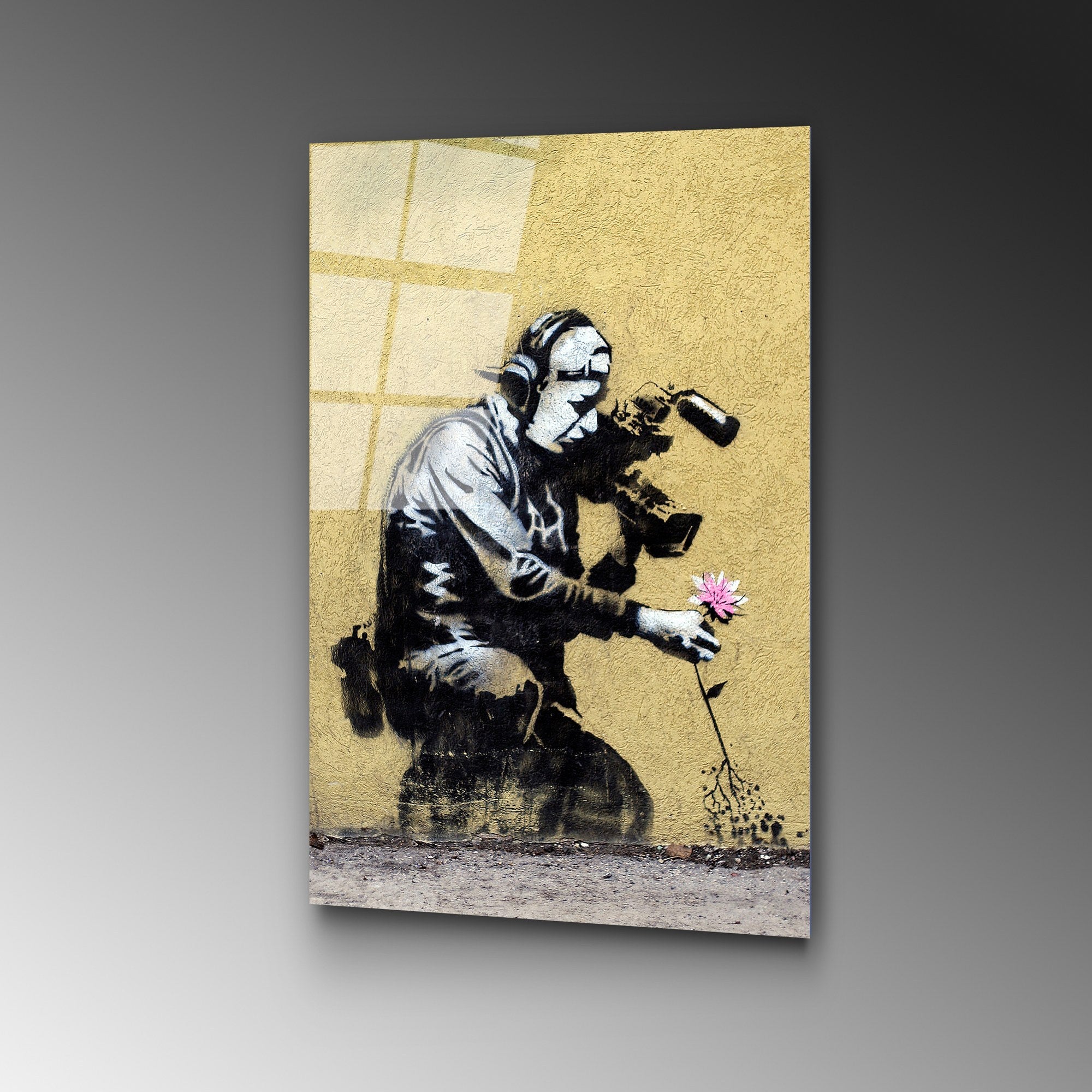 Quadro Decorativo em Vidro Temperado UV-505, 45 x 65 cm, Multicolor, 4 mm