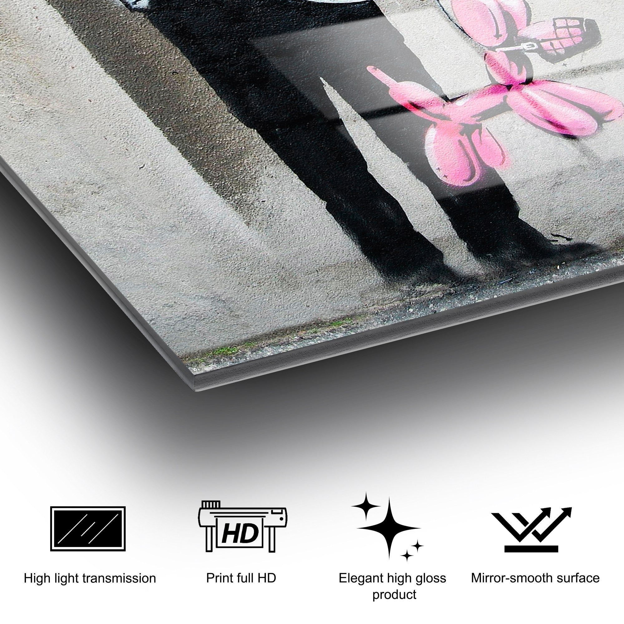 Quadro Decorativo em Vidro Temperado UV-506, 45 x 65 cm, Multicolor, 4 mm (Ref. 123BZM1355)