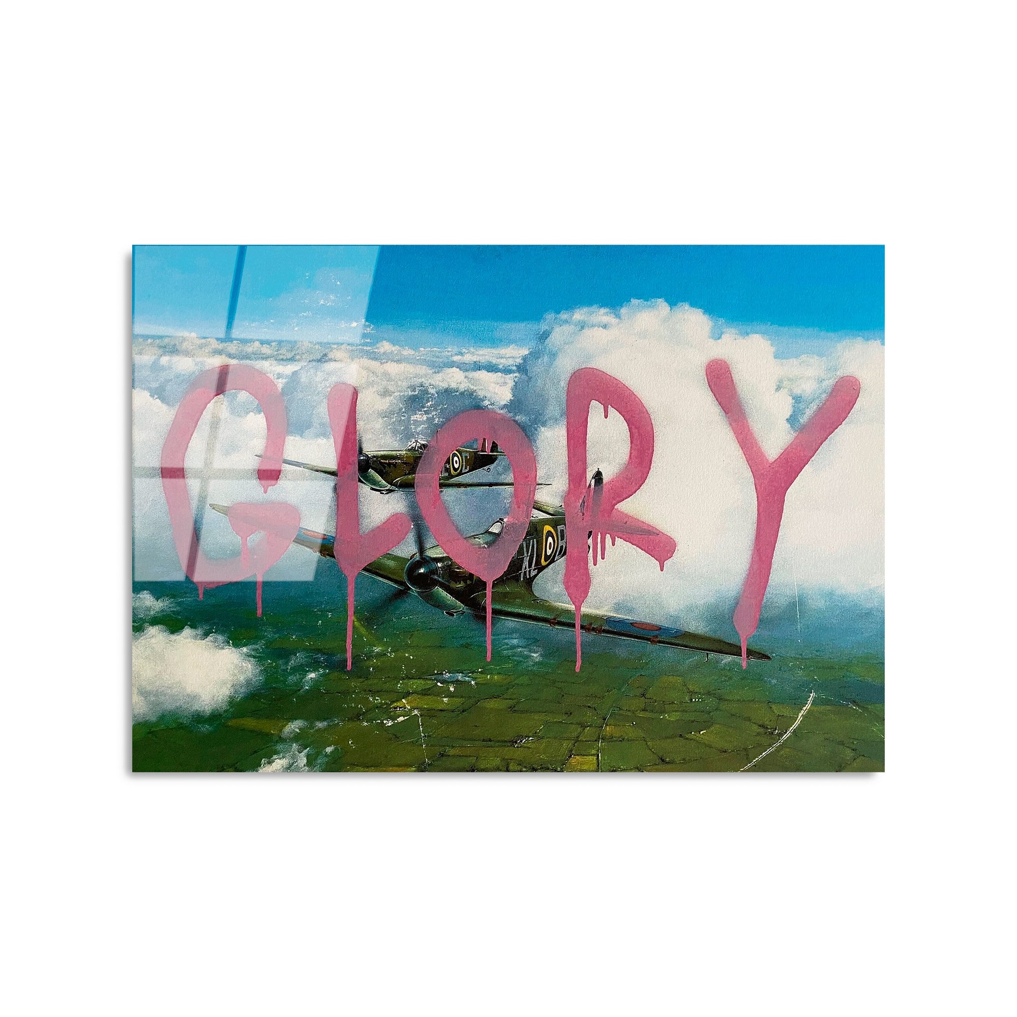 Quadro Decorativo em Vidro 100% Temperado UV-507, 45 x 65 cm - Multicolor (4 mm)