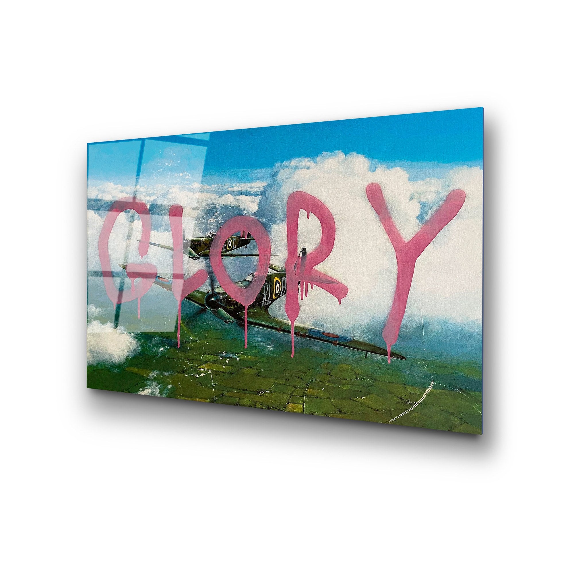 Quadro Decorativo em Vidro 100% Temperado UV-507, 45 x 65 cm - Multicolor (4 mm)