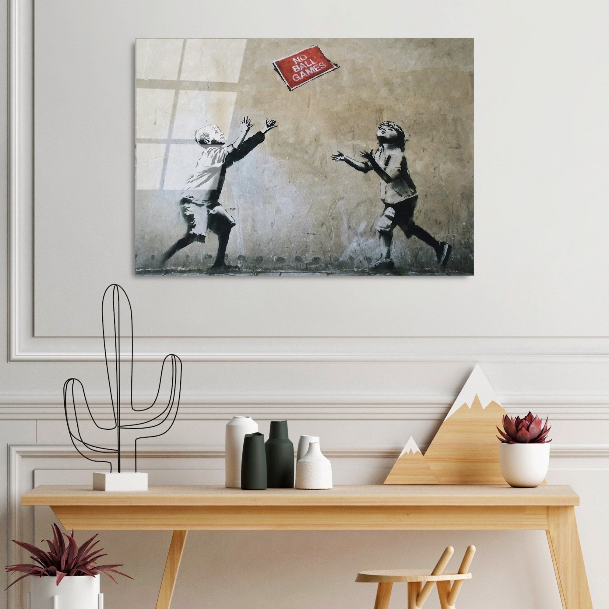 Quadro Decorativo em Vidro 100% Temperado UV-508, Multicolor, 45 x 65 cm (4 mm)