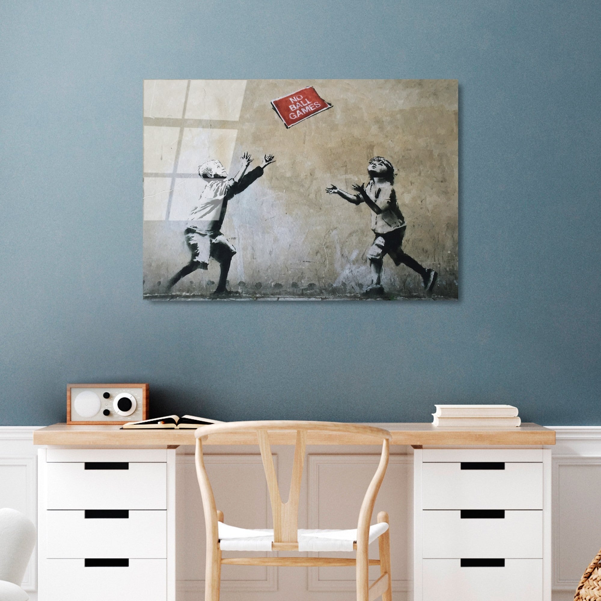 Quadro Decorativo em Vidro 100% Temperado UV-508, Multicolor, 45 x 65 cm (4 mm)