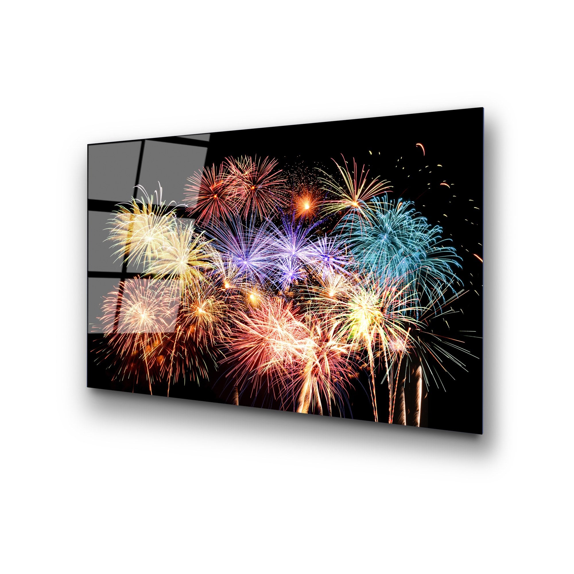 Quadro Decorativo em Vidro Temperado 100% (4 mm) 50 x 70 cm Multicolor – UV-264