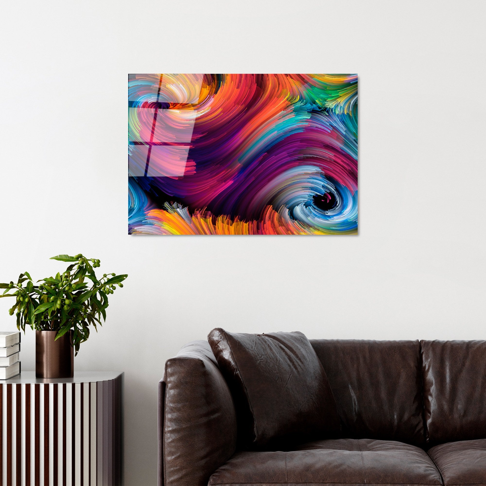 Quadro Decorativo em Vidro Temperado Multicolor 50 x 70 cm (4 mm) – UV-265