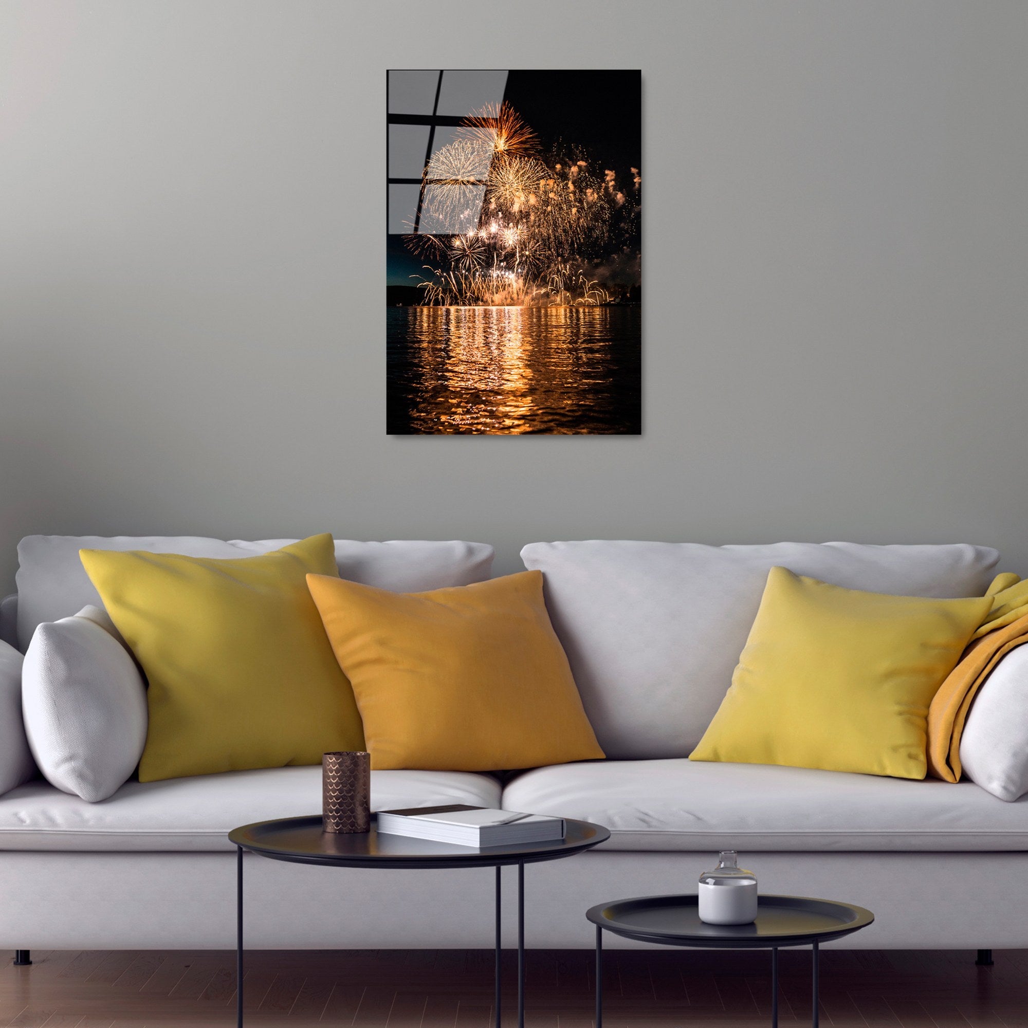 Quadro Decorativo em Vidro Temperado 50x70 cm (4 mm) – Multicolor | UV-267