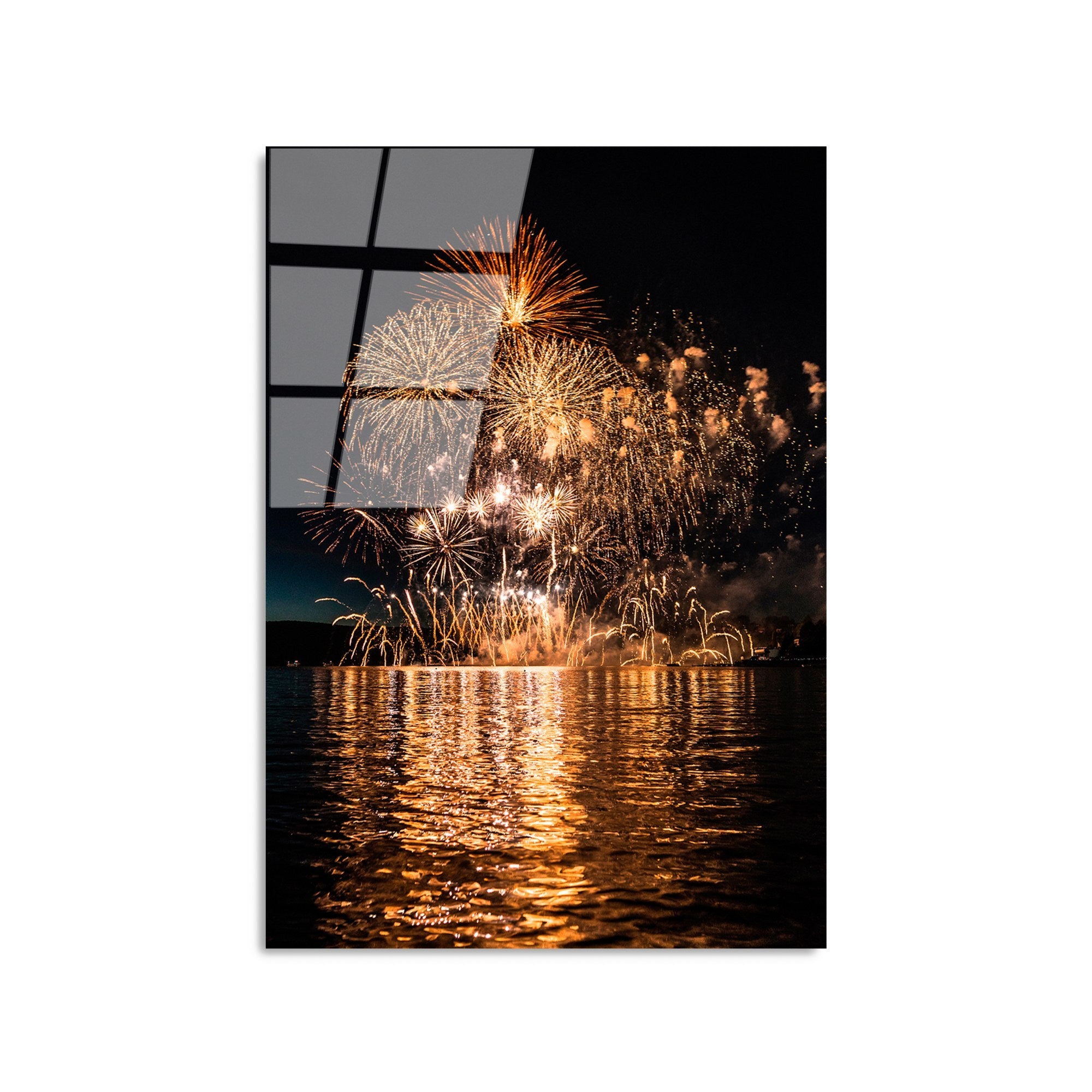 Quadro Decorativo em Vidro Temperado 50x70 cm (4 mm) – Multicolor | UV-267