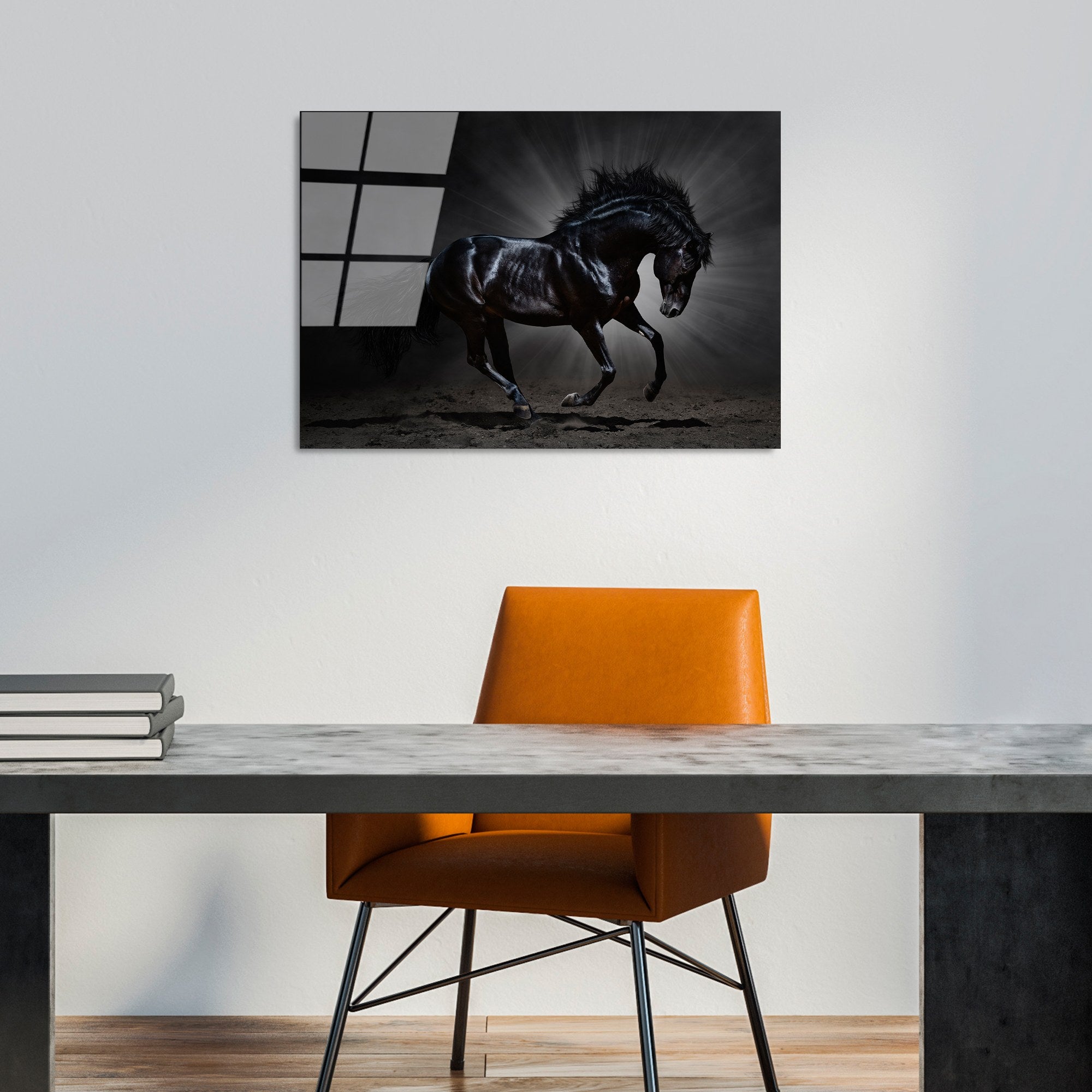 Quadro Decorativo em Vidro Temperado UV-272, Multicolor, 50 x 70 cm, Vidro 4 mm