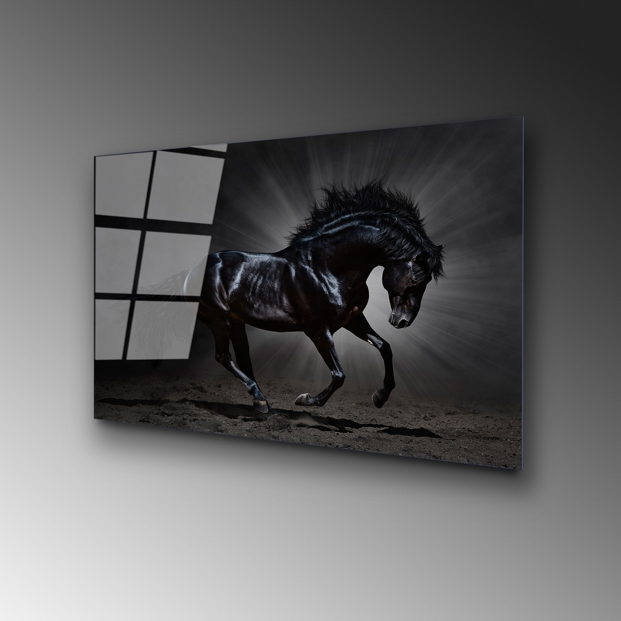 Quadro Decorativo em Vidro Temperado UV-272, Multicolor, 50 x 70 cm, Vidro 4 mm