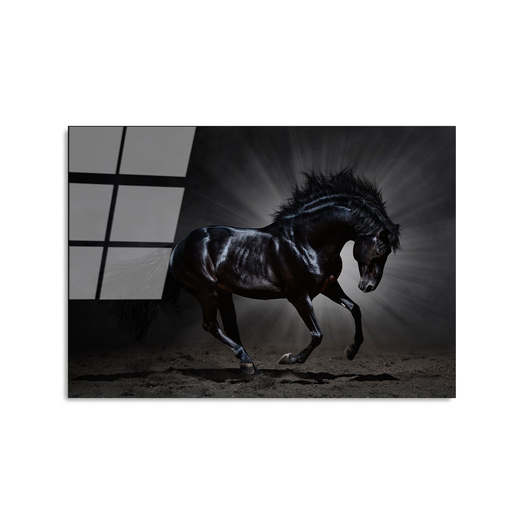 Quadro Decorativo em Vidro Temperado UV-272, Multicolor, 50 x 70 cm, Vidro 4 mm