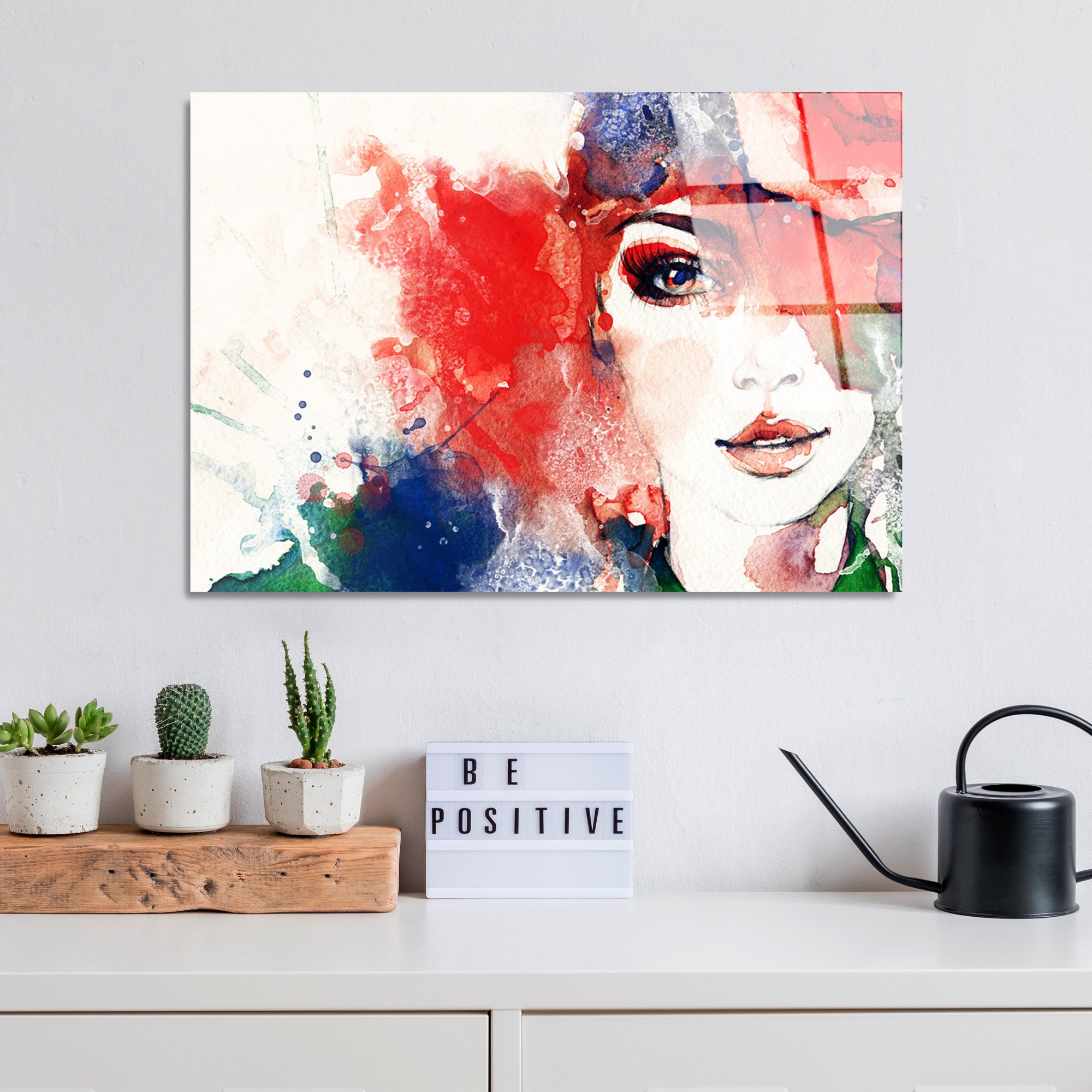 Quadro Decorativo em Vidro Temperado Multicolor 50 x 70 cm (4 mm) - UV-275