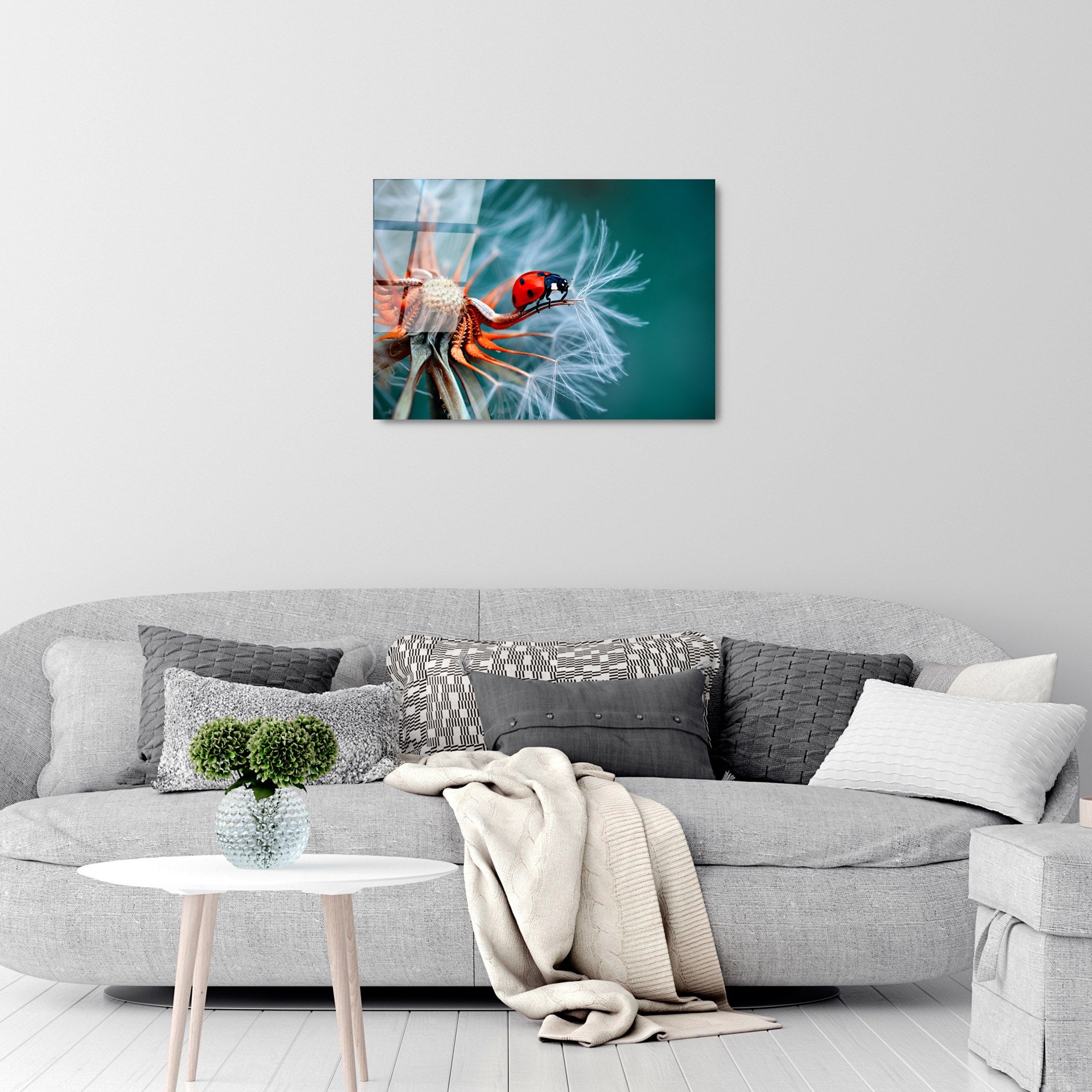 Quadro Decorativo em Vidro Temperado UV-277, Multicolor, 50 x 70 cm (4 mm)