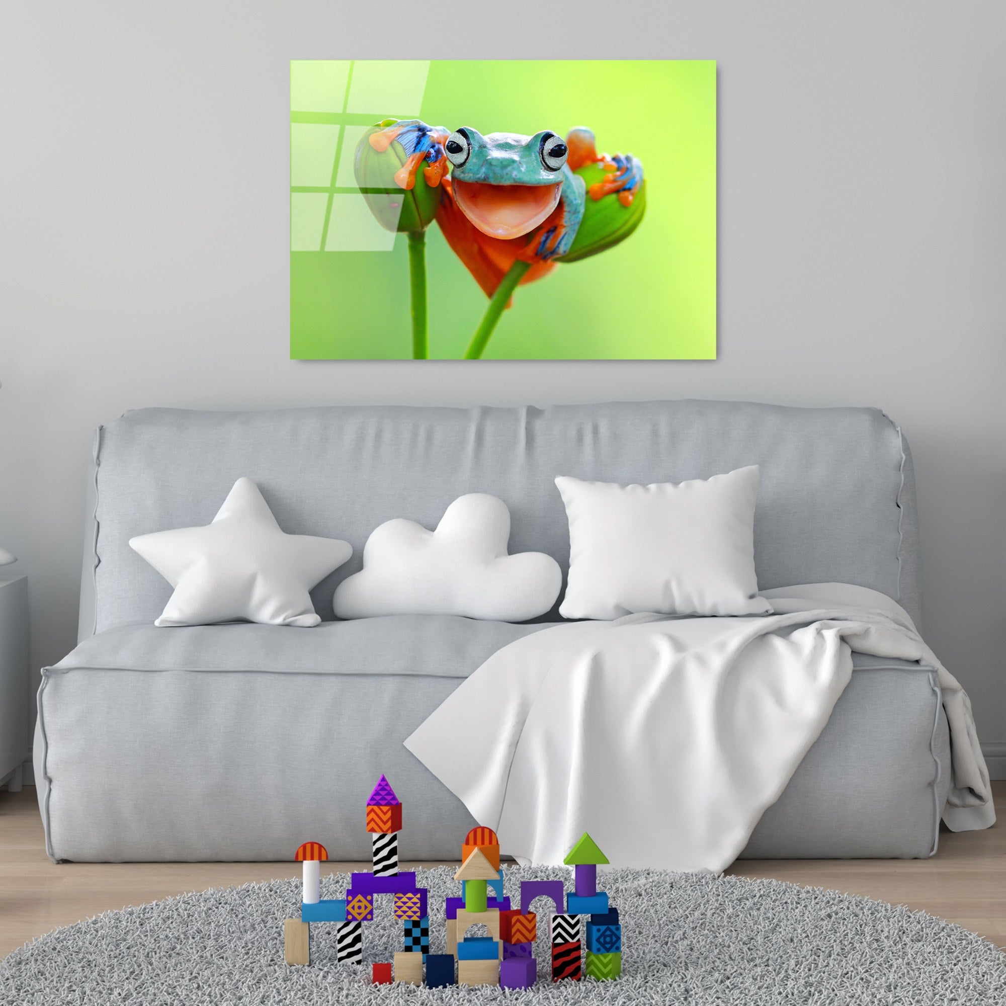 Quadro Decorativo em Vidro Temperado UV-278 – Multicolor – 50 x 70 cm – 4 mm