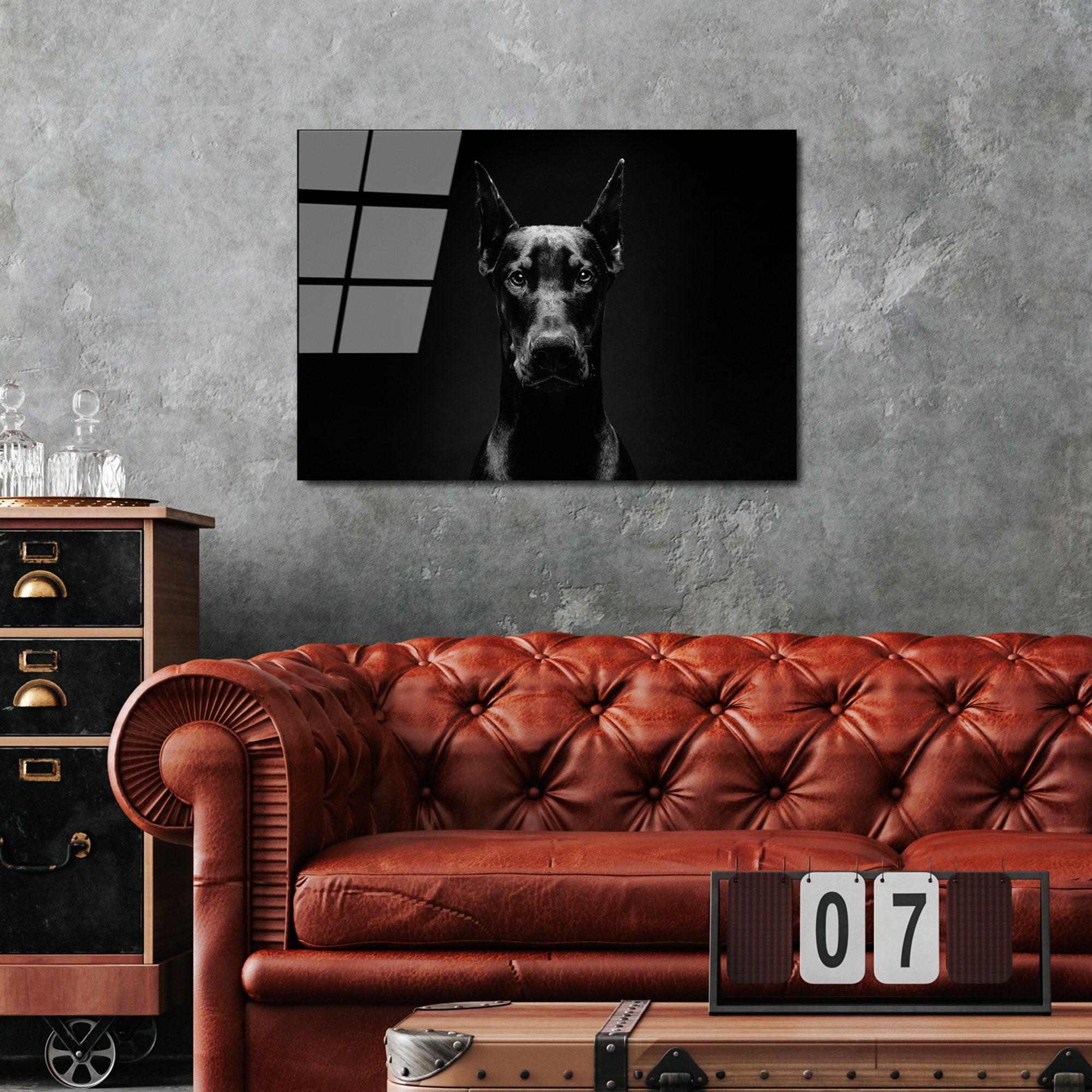 Quadro Decorativo em Vidro Temperado UV-280, 50 x 70 cm, Multicolor, 4 mm