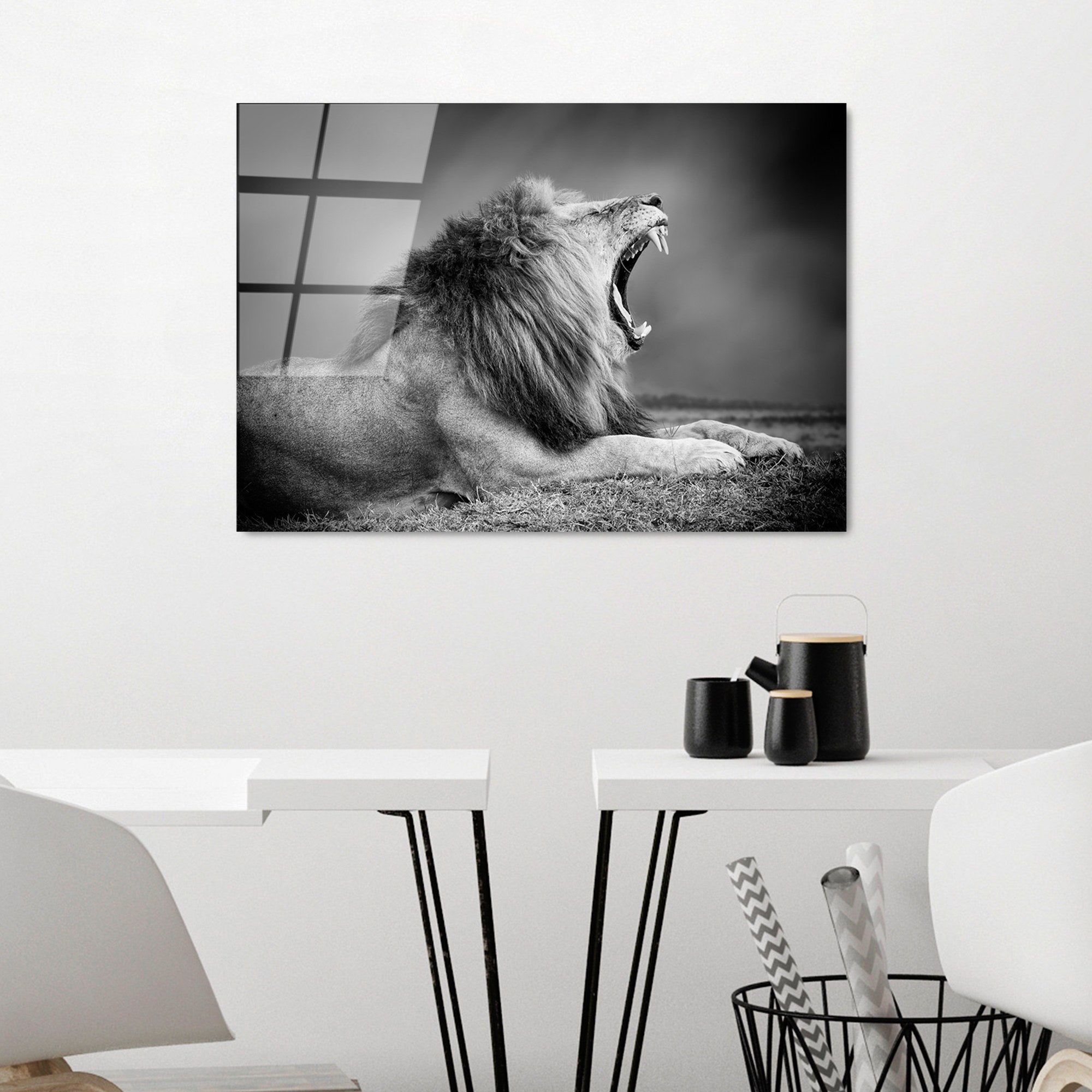 Quadro Decorativo em Vidro Temperado UV-282, 50 x 70 cm, Multicolor, 4 mm