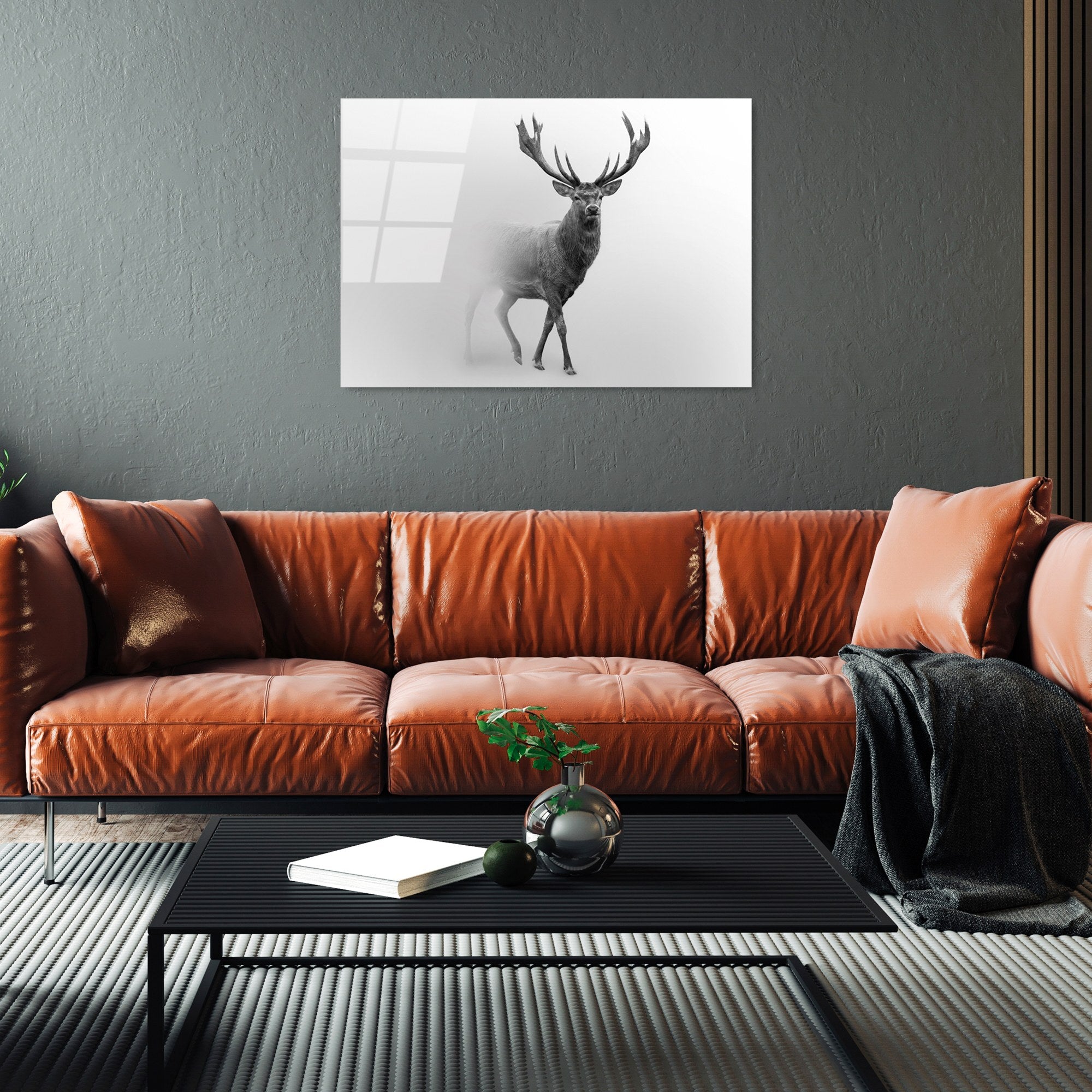 Quadro Decorativo em Vidro Temperado UV-284 50 x 70 cm – Multicolor (4 mm)