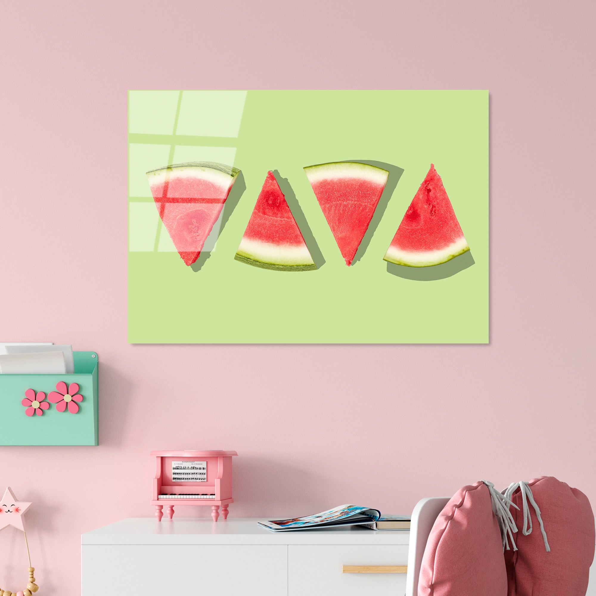 Quadro Decorativo em Vidro Temperado UV-286, Multicolor, 50 x 70 cm, 4 mm