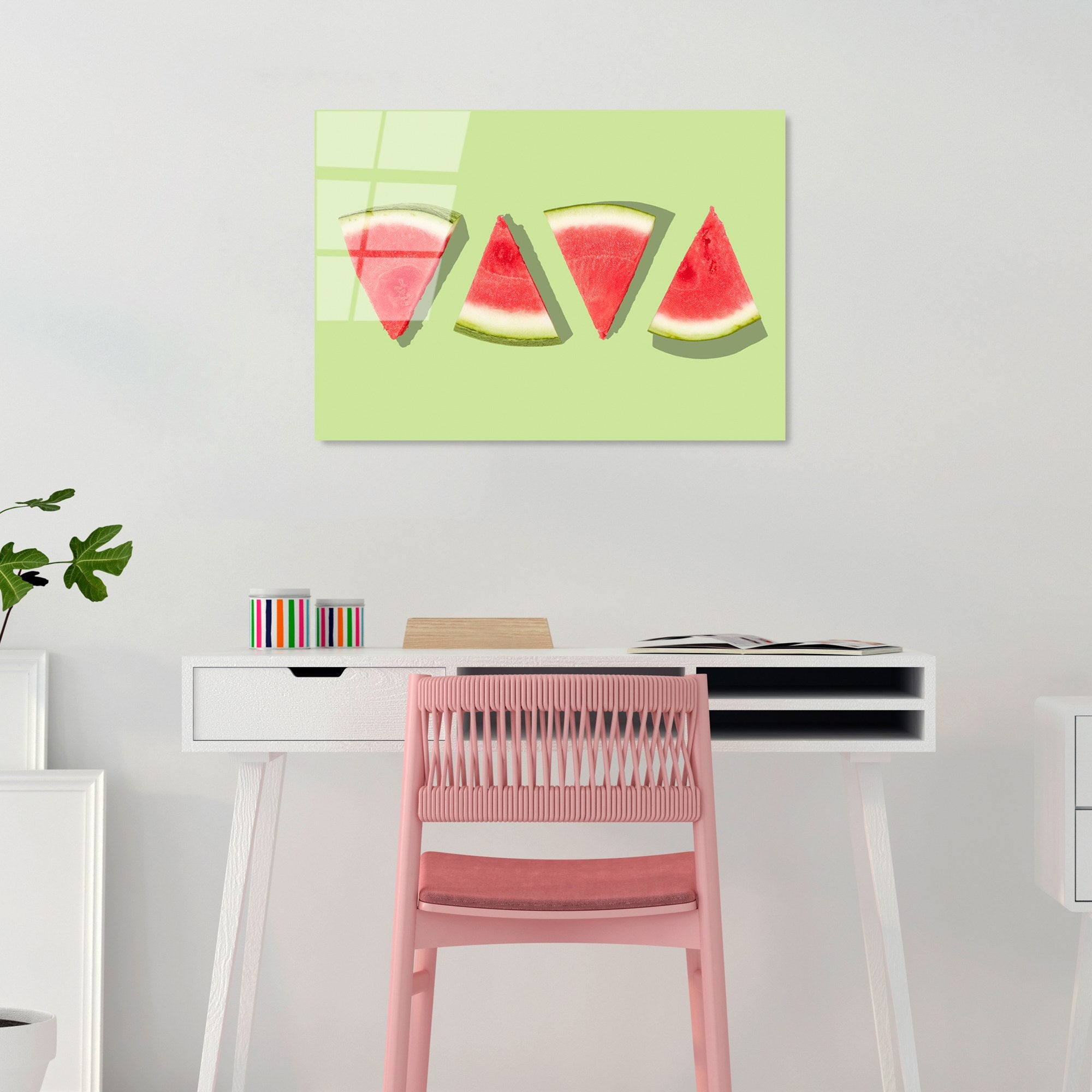 Quadro Decorativo em Vidro Temperado UV-286, Multicolor, 50 x 70 cm, 4 mm