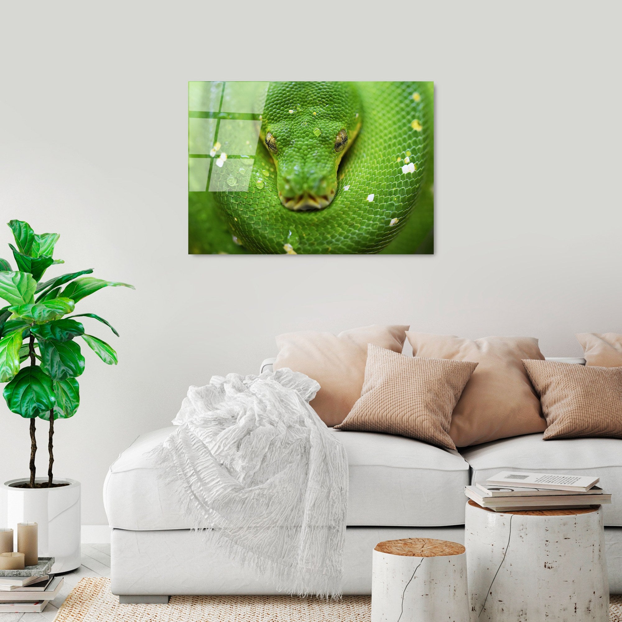 Quadro Decorativo em Vidro Temperado Multicolor 50x70 cm (4 mm) – UV-287