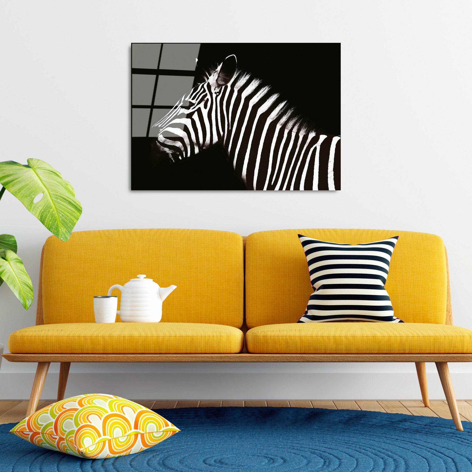 Quadro Decorativo em Vidro Temperado UV-290, Multicolor, 50 x 70 cm, 4 mm