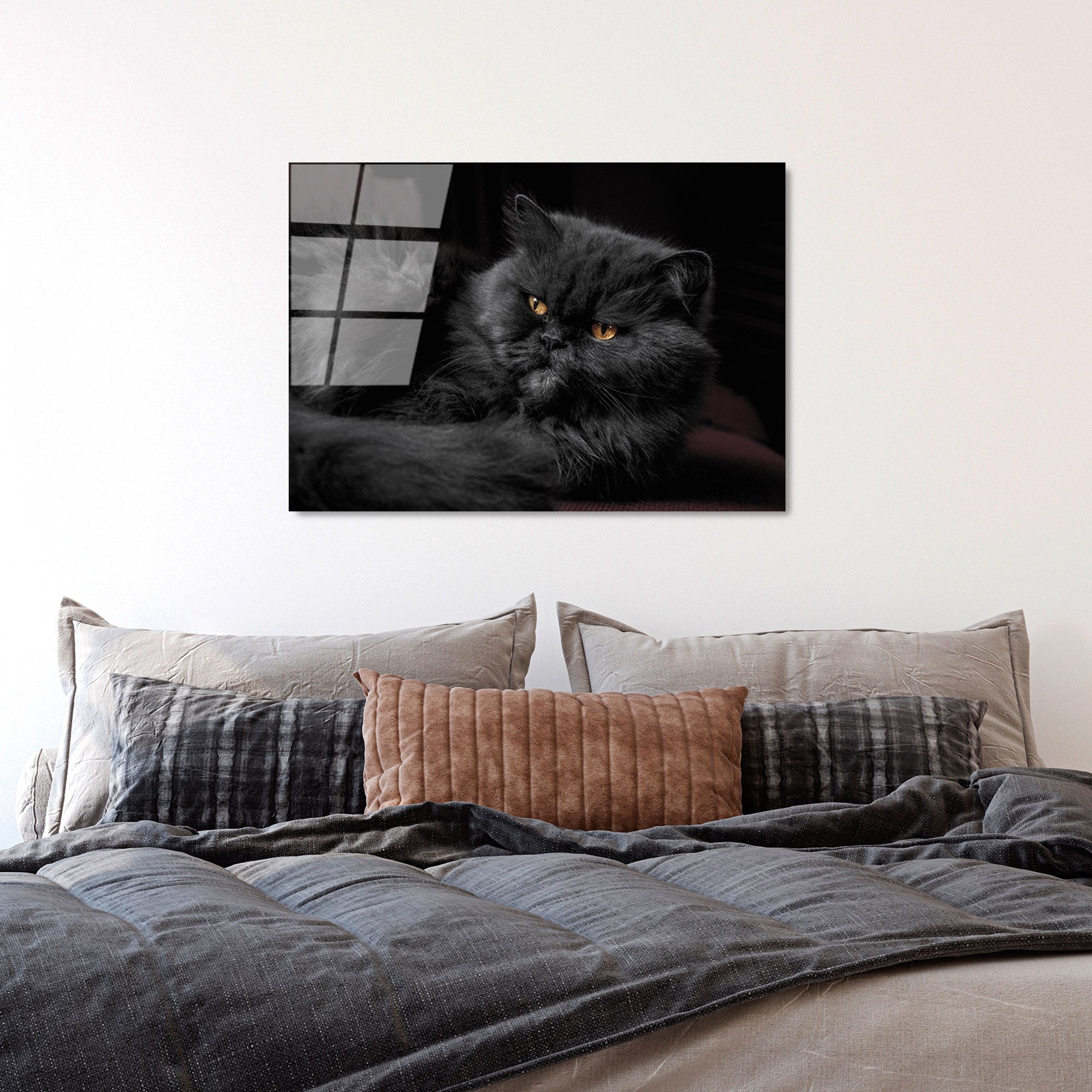 Quadro Decorativo em Vidro Temperado UV-291, Multicolor, 50 x 70 cm (4 mm)