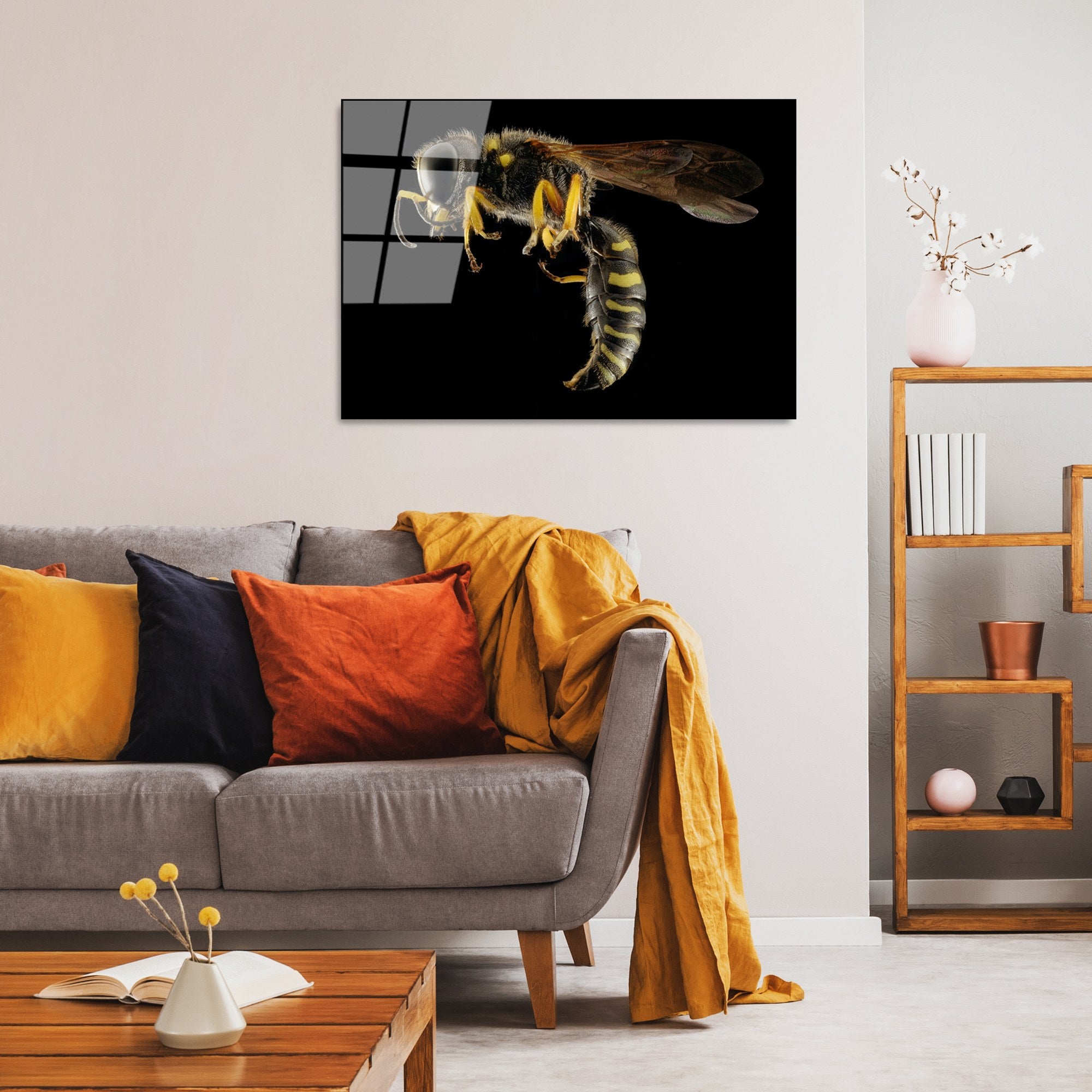 Quadro Decorativo em Vidro Temperado 50 x 70 cm (4 mm), Multicolor – UV-292