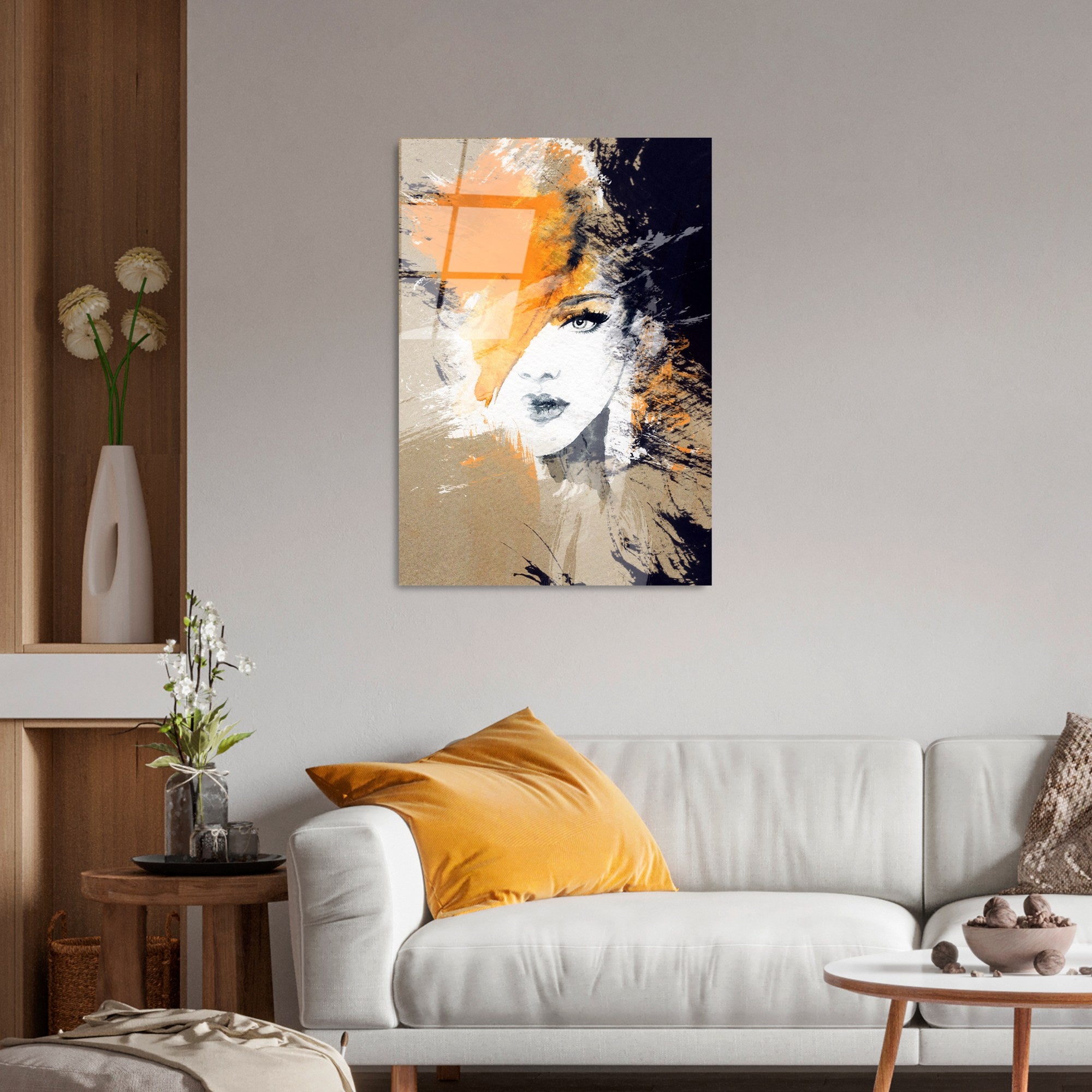 UV-293 Quadro Decorativo em Vidro Temperado 50x70 cm, Multicolor (4 mm)