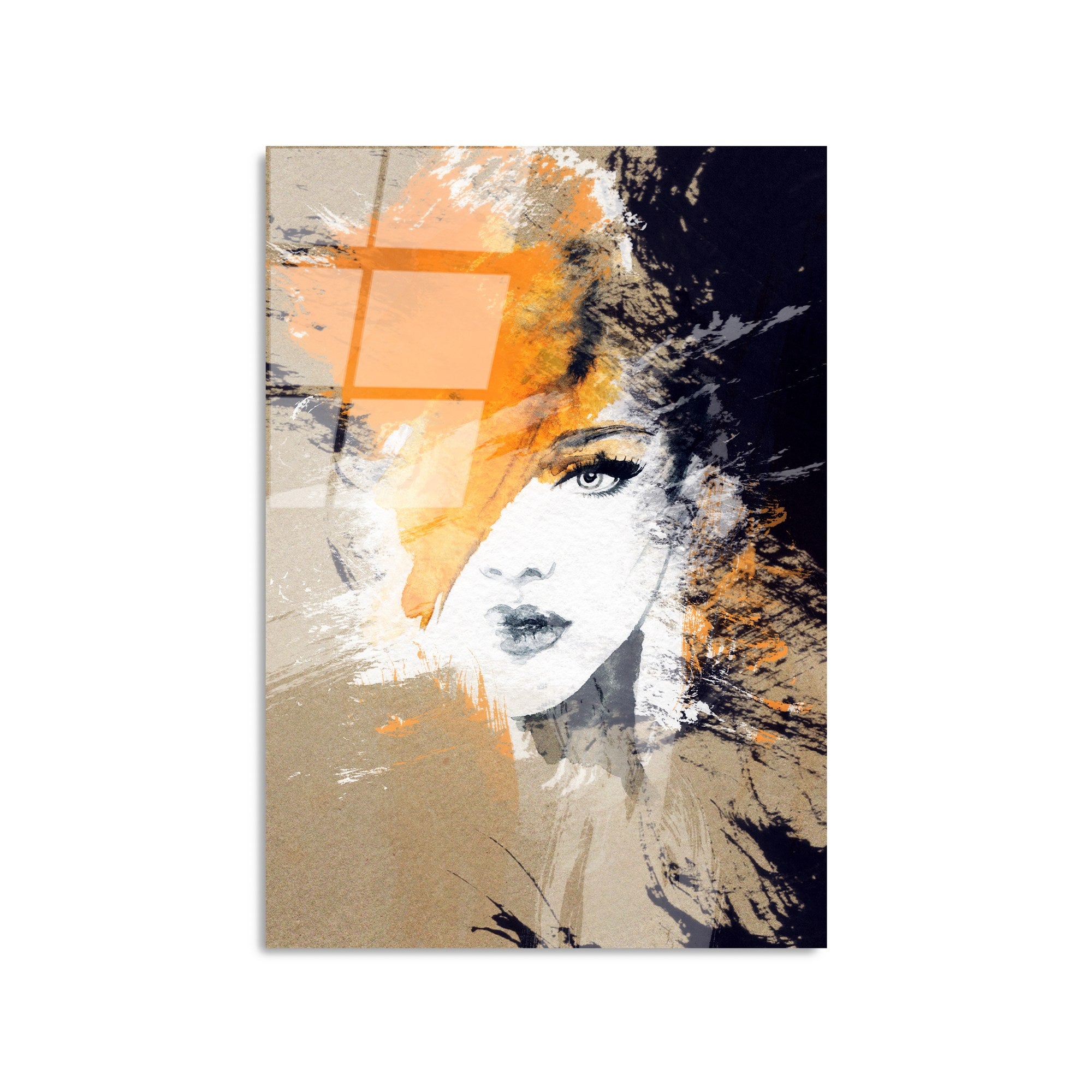 UV-293 Quadro Decorativo em Vidro Temperado 50x70 cm, Multicolor (4 mm)