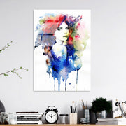 Quadro Decorativo em Vidro Temperado UV-294, Multicolor, 50 x 70 cm (4 mm)