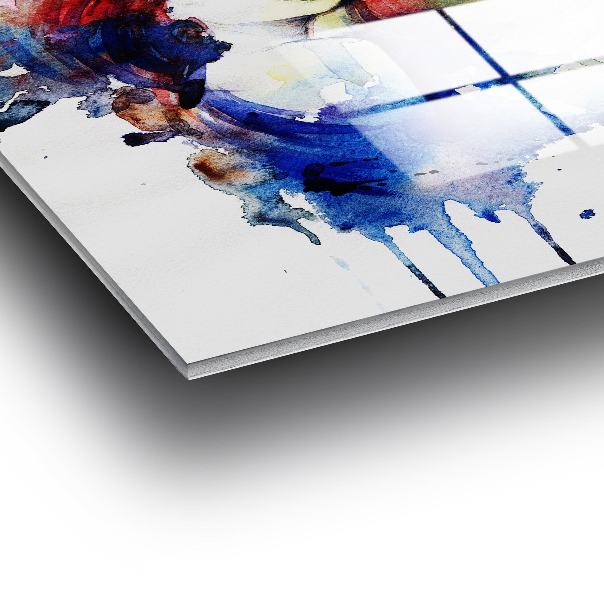 Quadro Decorativo em Vidro Temperado UV-294, Multicolor, 50 x 70 cm (4 mm)