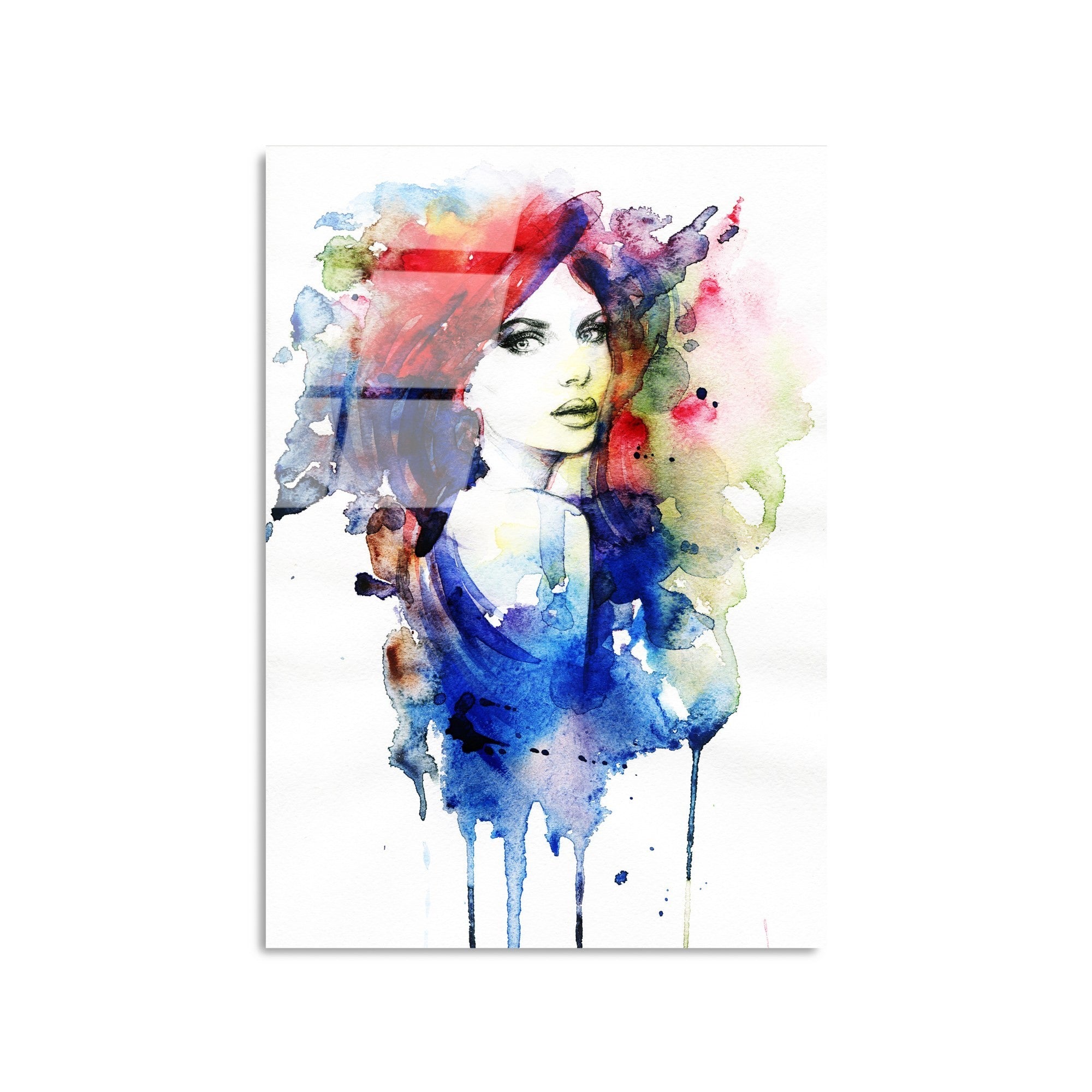 Quadro Decorativo em Vidro Temperado UV-294, Multicolor, 50 x 70 cm (4 mm)