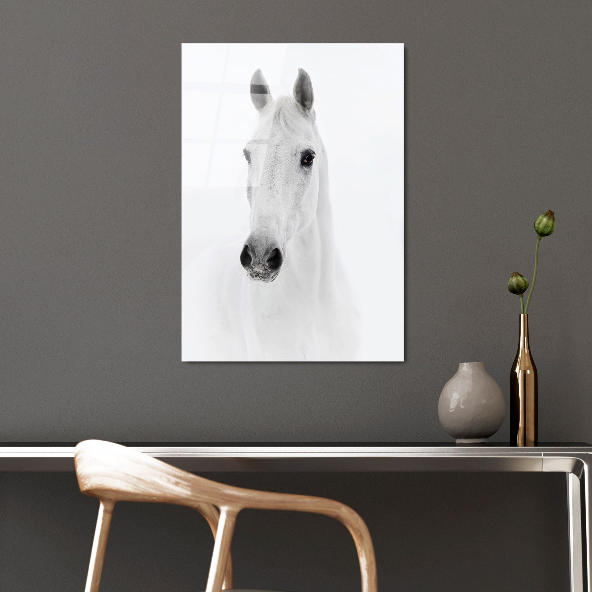 Quadro Decorativo em Vidro Temperado UV-295 50x70 cm, Multicolor, 4 mm