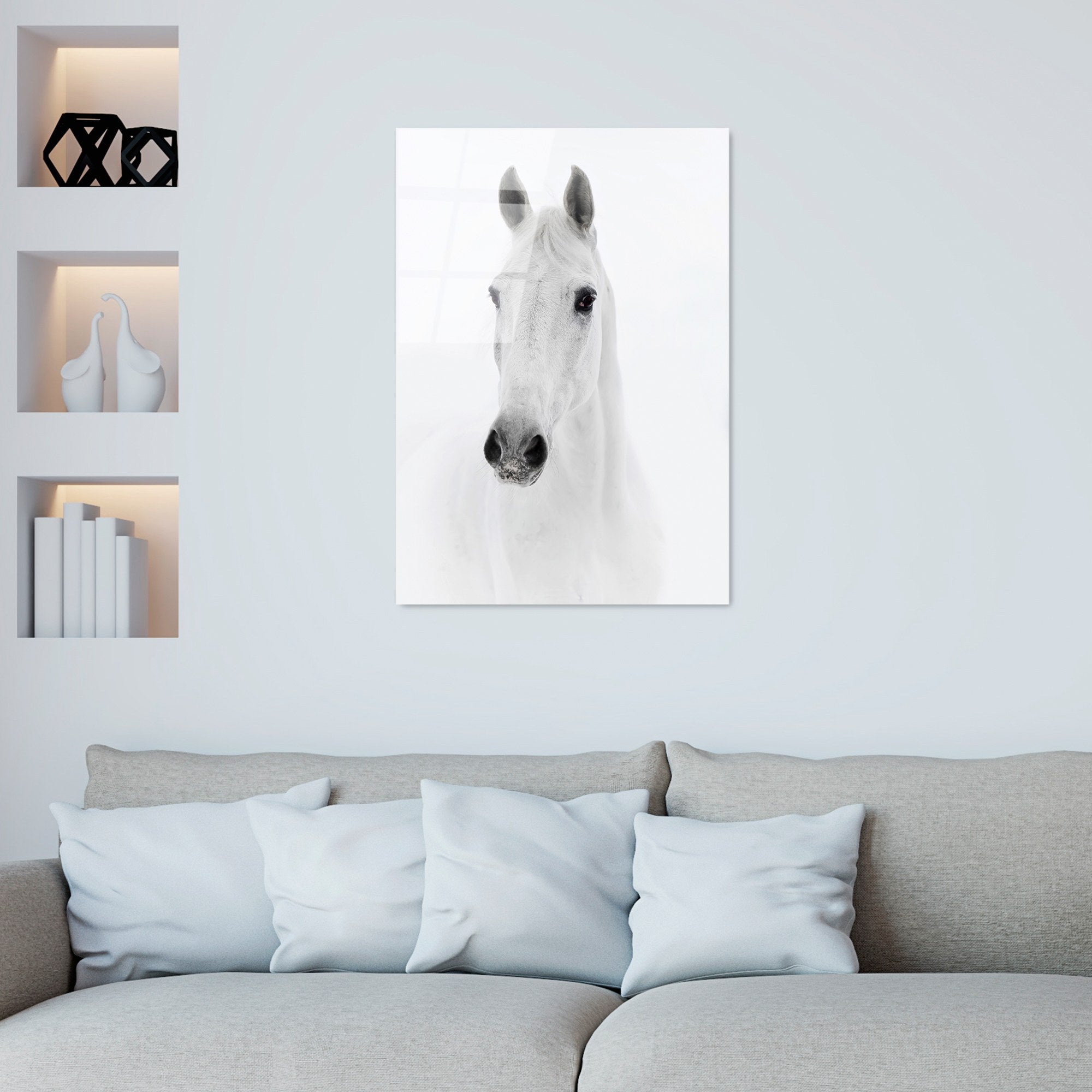 Quadro Decorativo em Vidro Temperado UV-295 50x70 cm, Multicolor, 4 mm