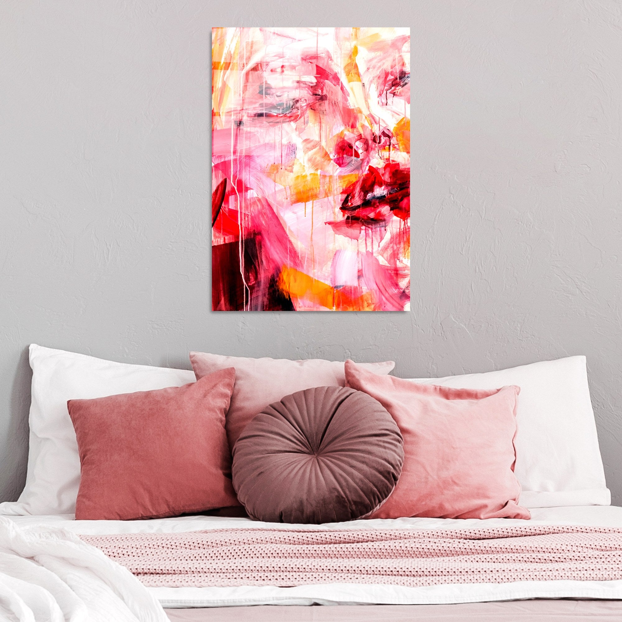 Quadro Decorativo em Vidro Temperado UV-296, 50x70 cm, Multicolor, 4 mm