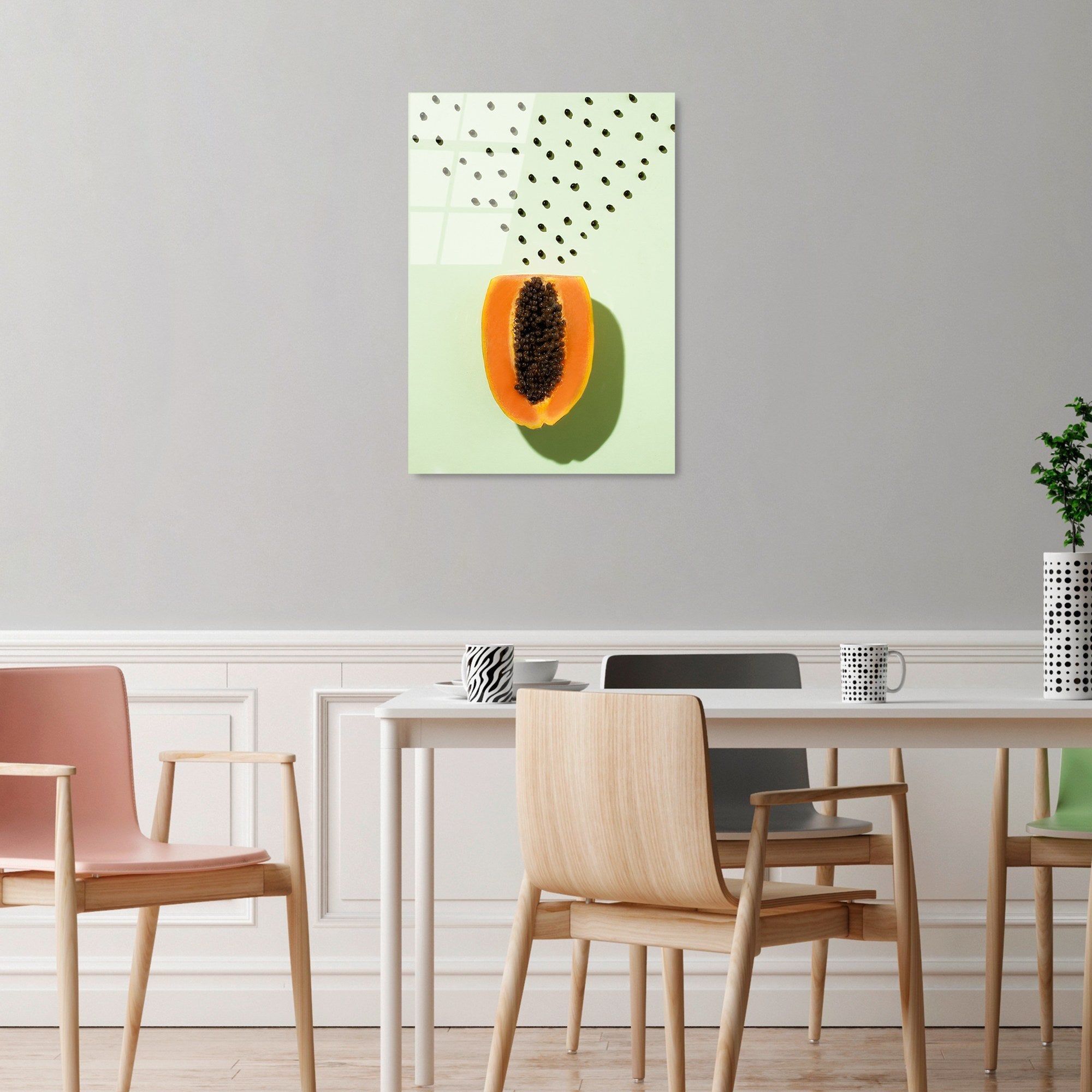 Quadro Decorativo em Vidro Temperado Multicolor UV-297, 50 x 70 cm, 4 mm