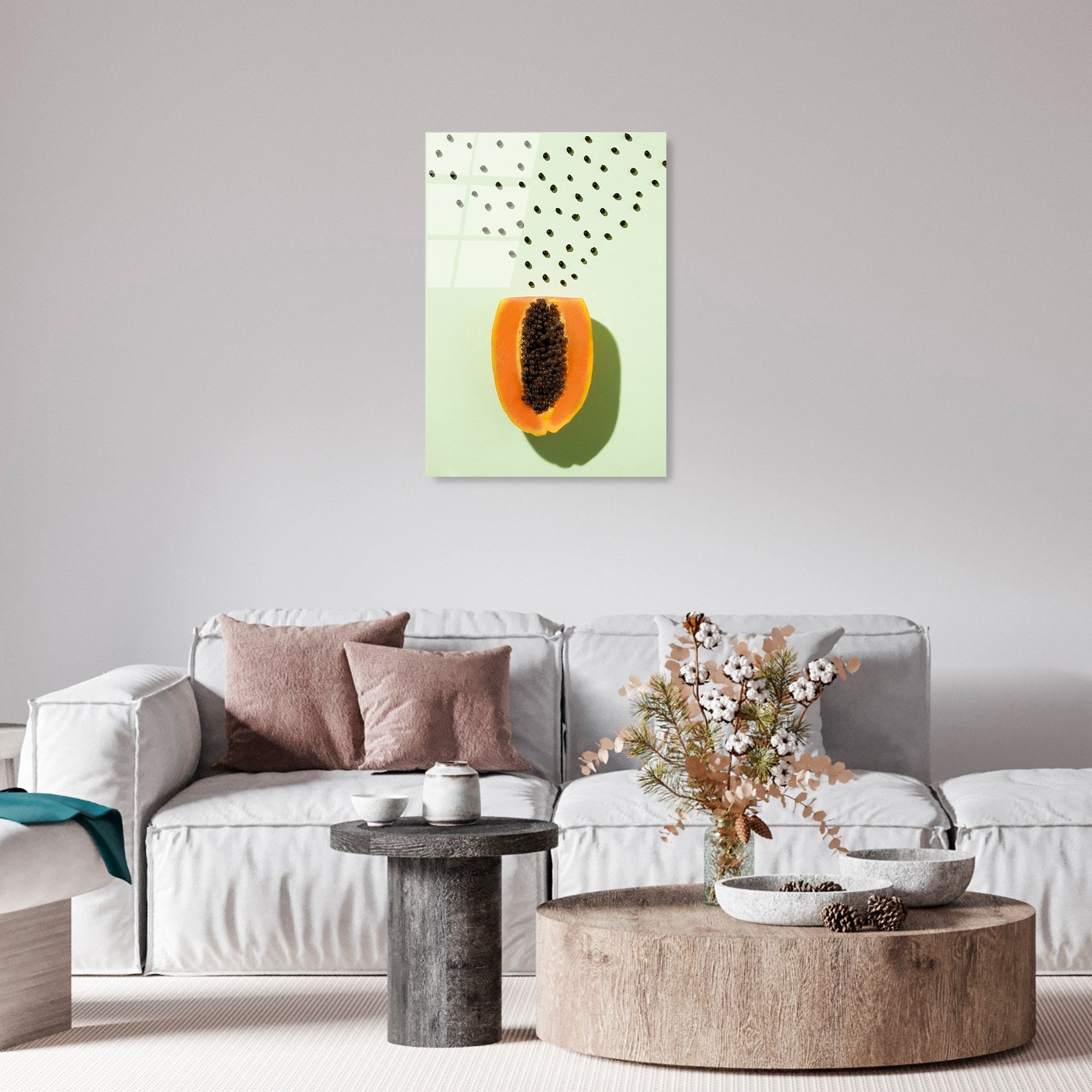 Quadro Decorativo em Vidro Temperado Multicolor UV-297, 50 x 70 cm, 4 mm