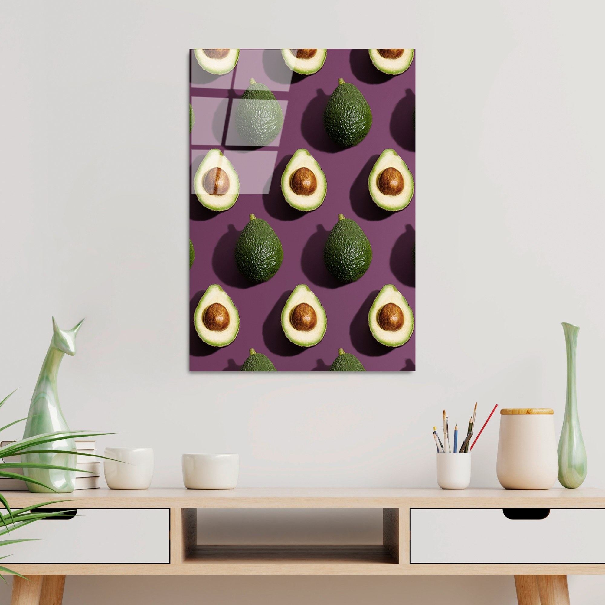 Quadro Decorativo em Vidro Temperado 4 mm (50 x 70 cm) Multicolor – UV-298